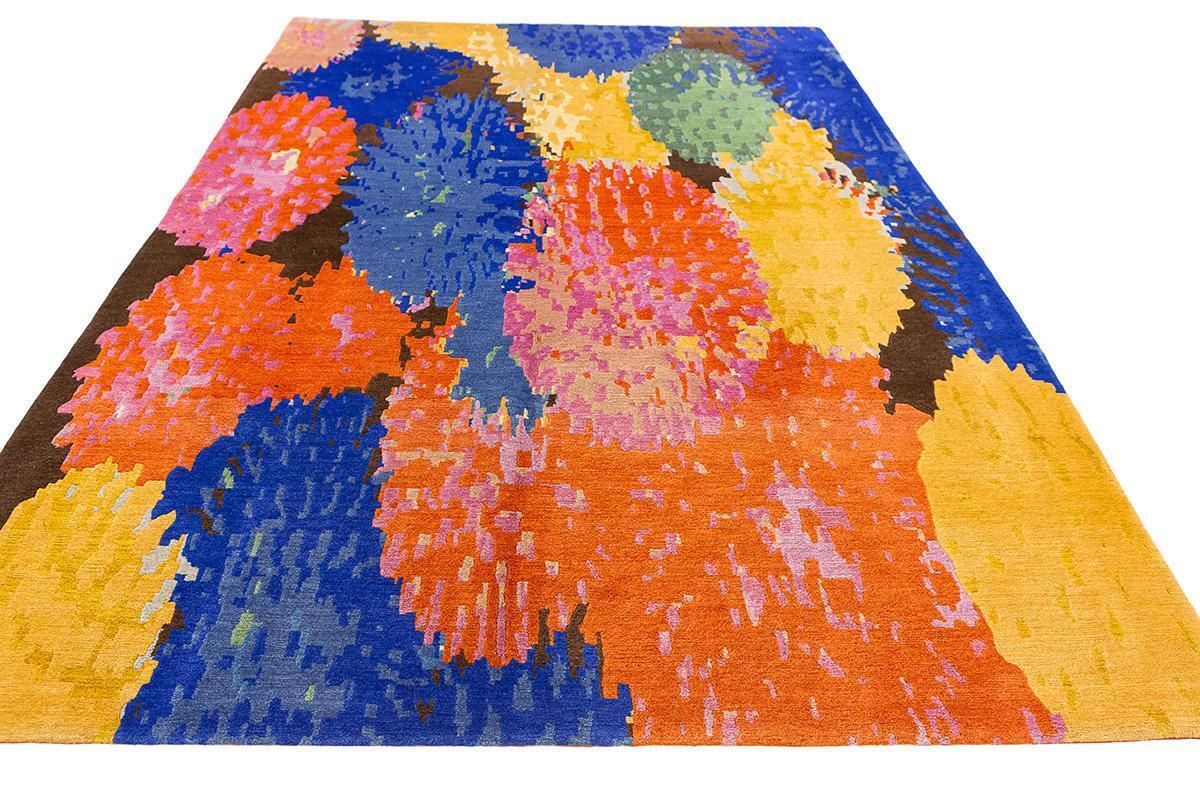 Tibetan Rug Abstract Design photo furniture