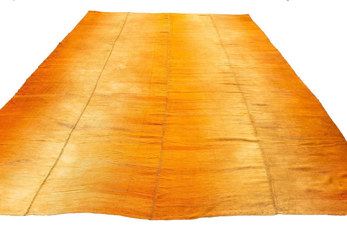 Kilim Rug In Soft Golden Hue photo Textiles