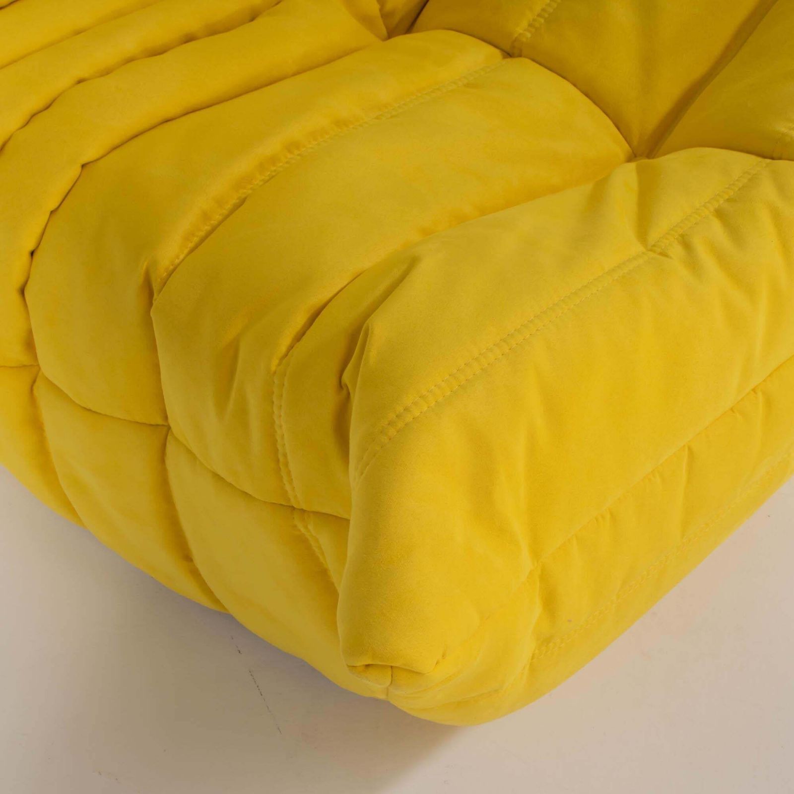 Ligne Roset By Michel Ducaroy Togo Yellow Modular Sofa, Set Of Three photo for sale