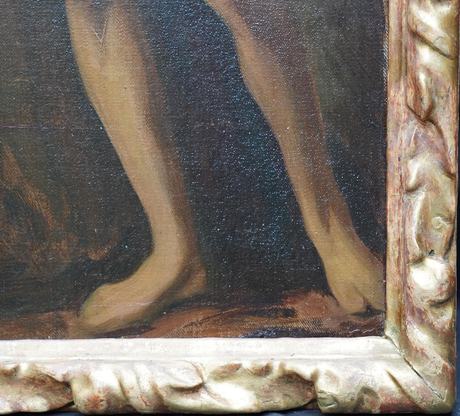 photo for sale Wilfred Gabriel De Glehnsaint Roch With Saint Jerome + Saint Sebastian   British Edwardian Oil Paintingcirca 1910