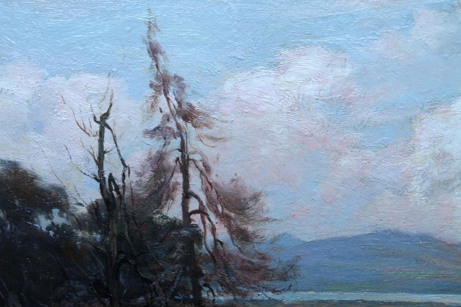 Joseph Milneriver Tay Landscape Scotland   Scottish Art Victorian Impressionist Oil Paintingcirca 1900 photo Art