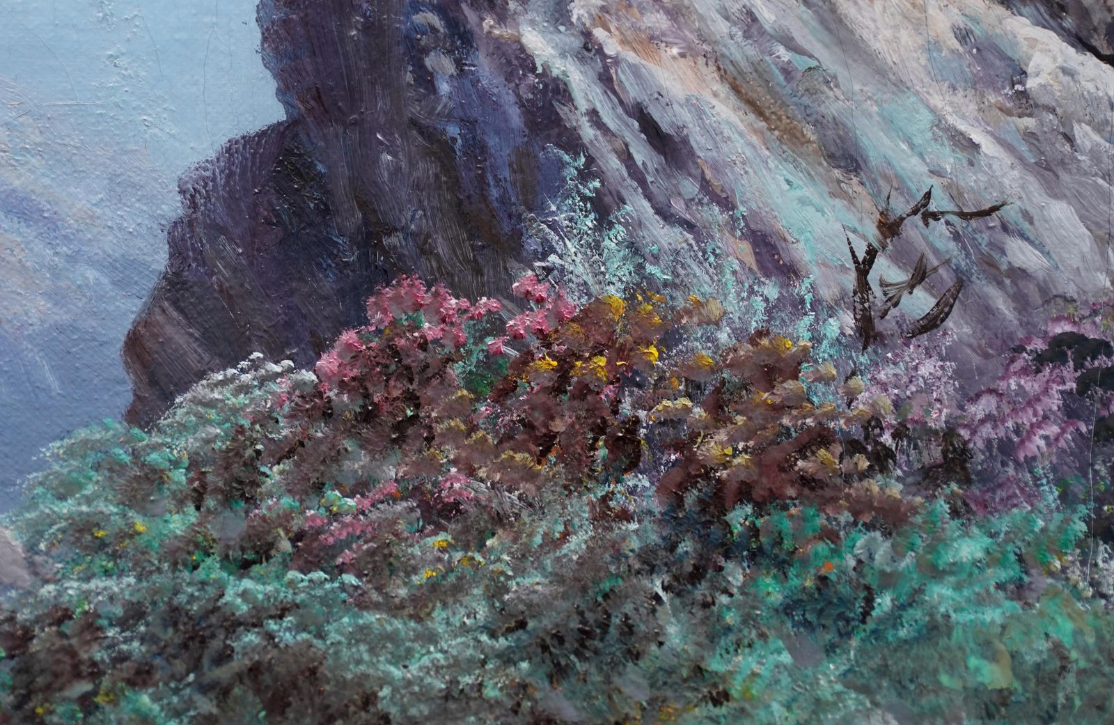Douglas Falconergolden Eagle Of Scottish Highlands   Scottish Art Bird Landscape Oil Paintingcirca 1960 photo vinterior