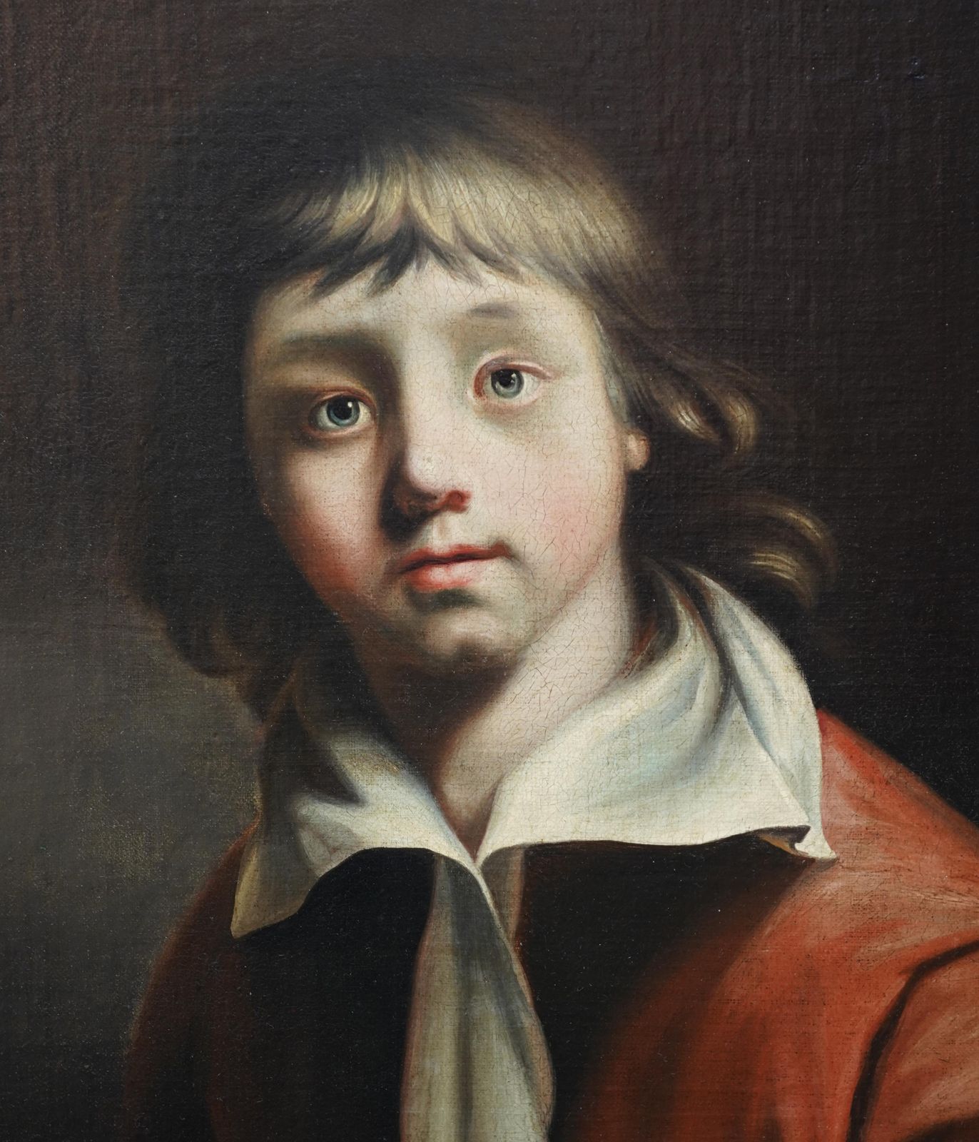 Portrait Of A Young Boy   British Art 1780 Old Master Male Portrait Oil Paintingcirca 1780 photo Art