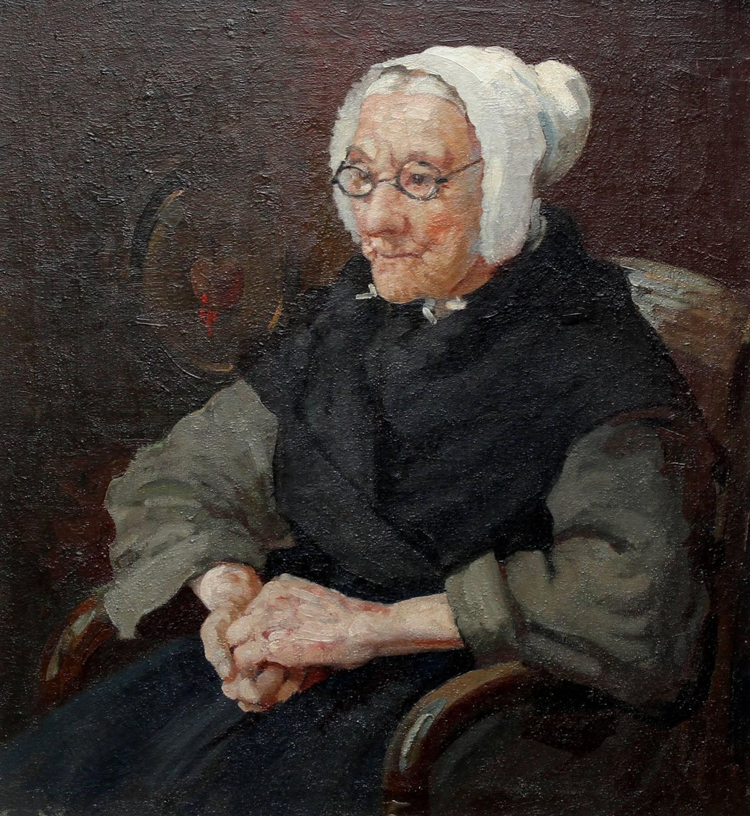 William Lee Hankeyfrench Breton Lady   British Victorian Post Impressionist Portrait Oil Paintingcirca 1900 photo furniture