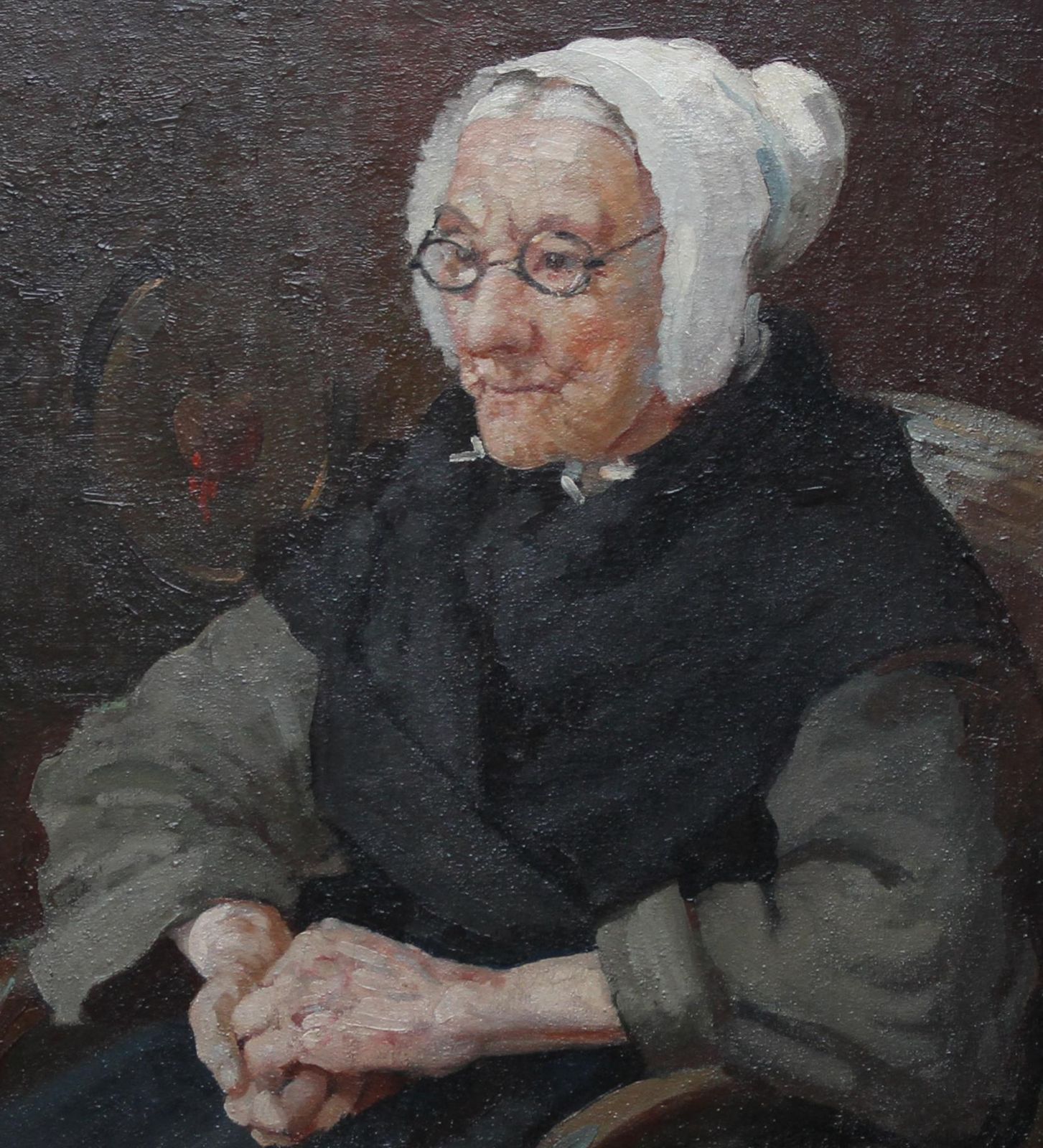 William Lee Hankeyfrench Breton Lady   British Victorian Post Impressionist Portrait Oil Paintingcirca 1900 photo for sale