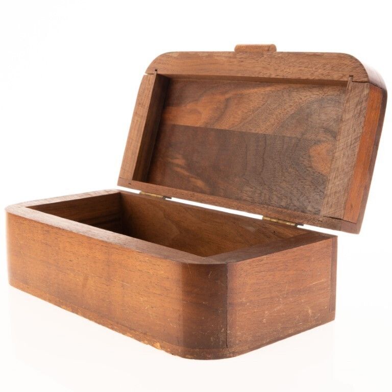 Antique Wooden Box, 1800s photo furniture