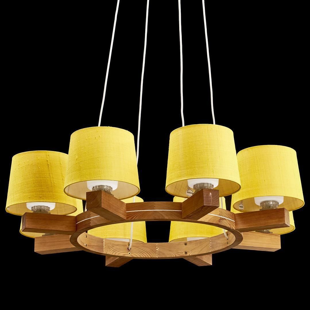 Uno & östen Kristiansson 1960s Chandelier For Luxus, Sweden photo furniture