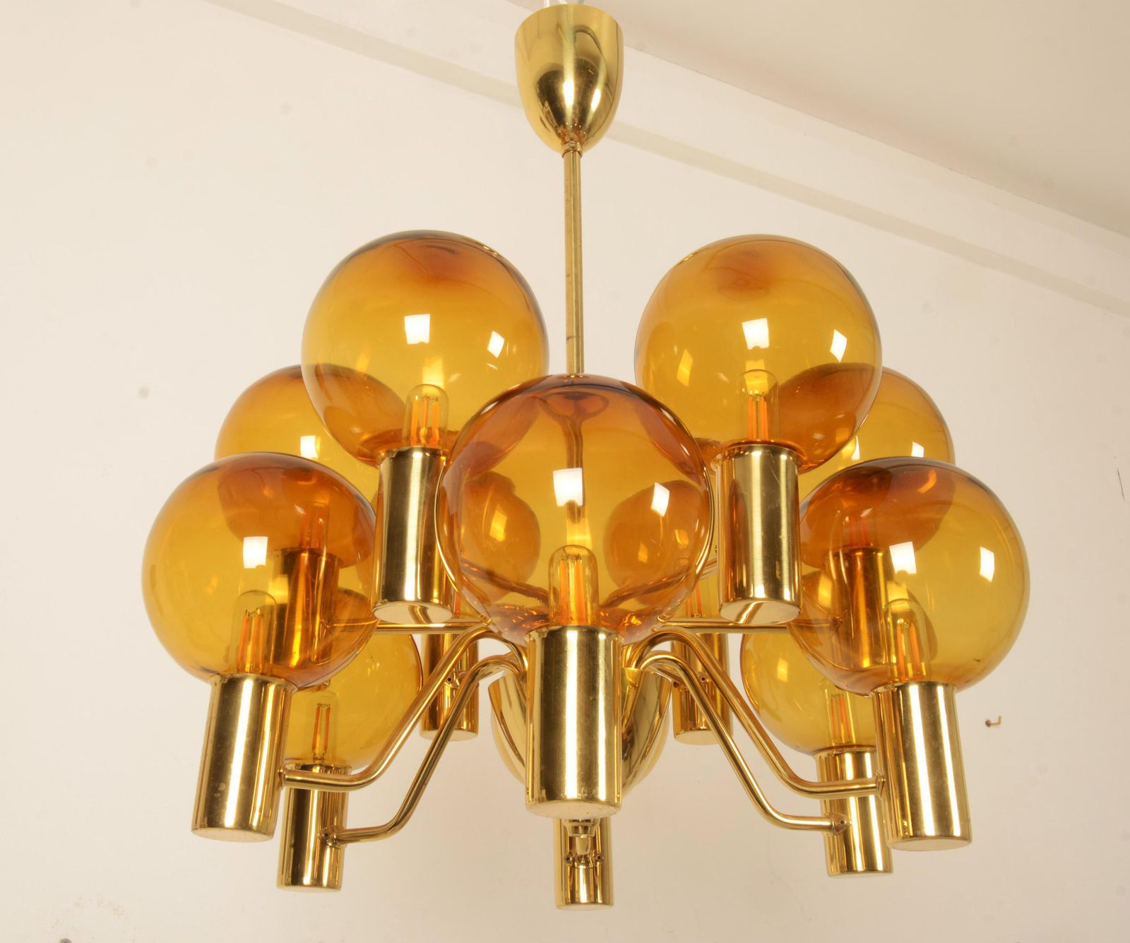 Patricia T372/12 Chandelier By Hans Agne Jakobsson photo vintage