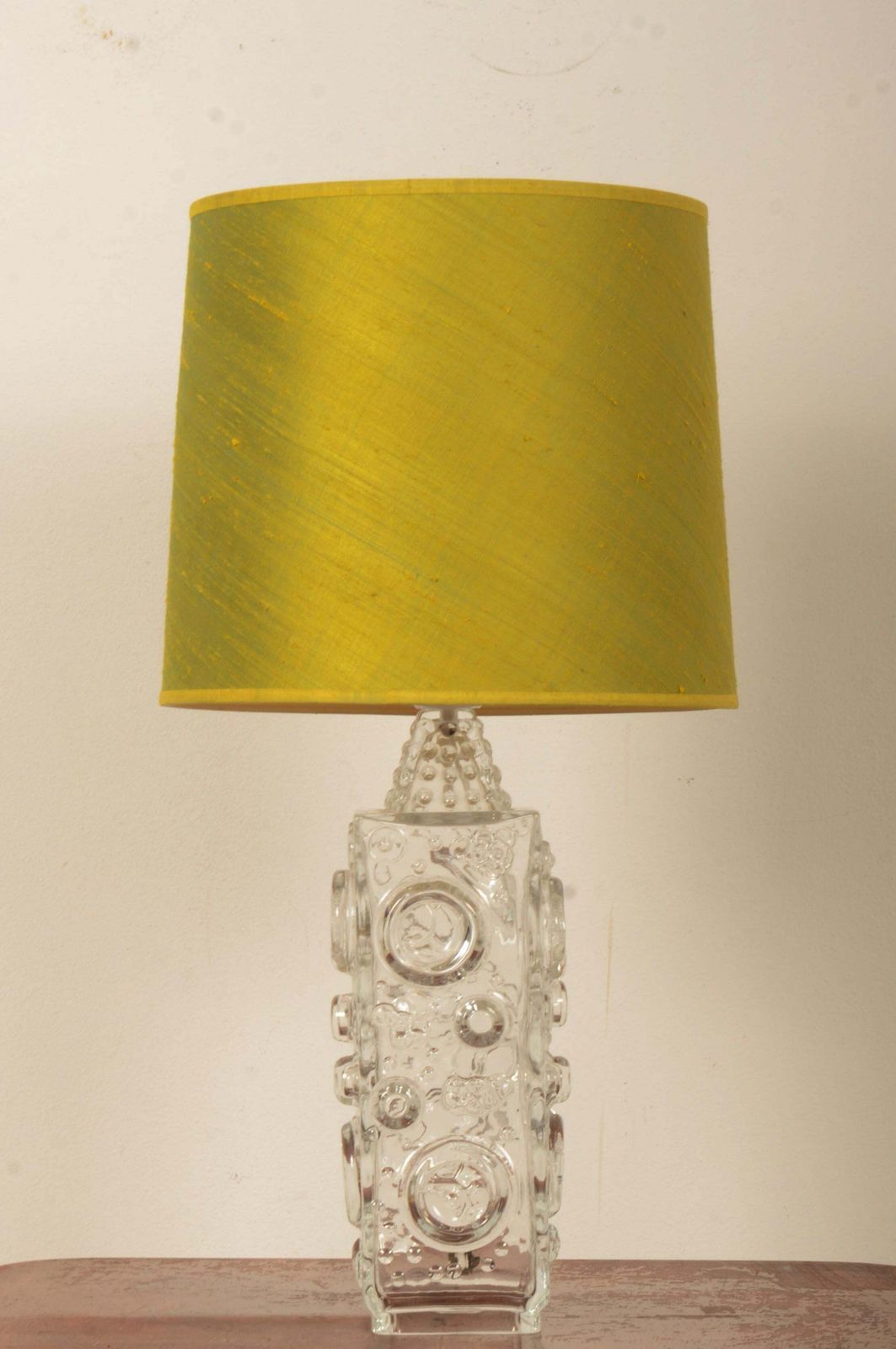 photo vintage Large Glass Lamp Lamp By Josef Schott For Smalandshyttan