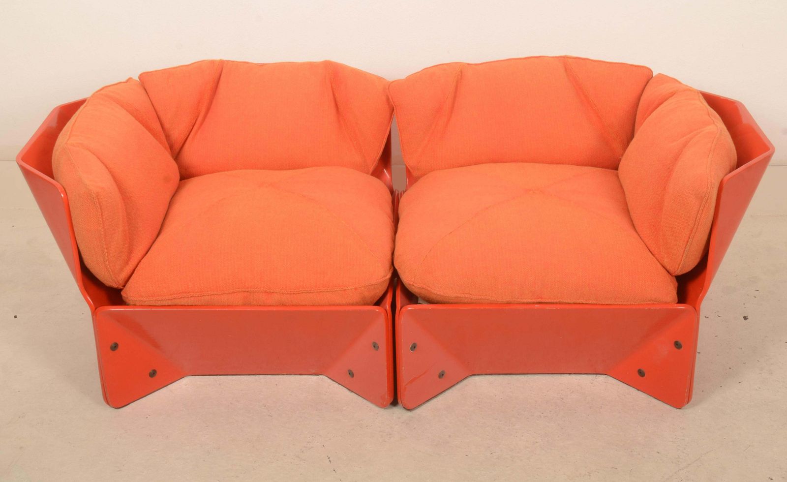 1970s Orange Christensen & Larsen Sofa Or Chairs photo Furniture