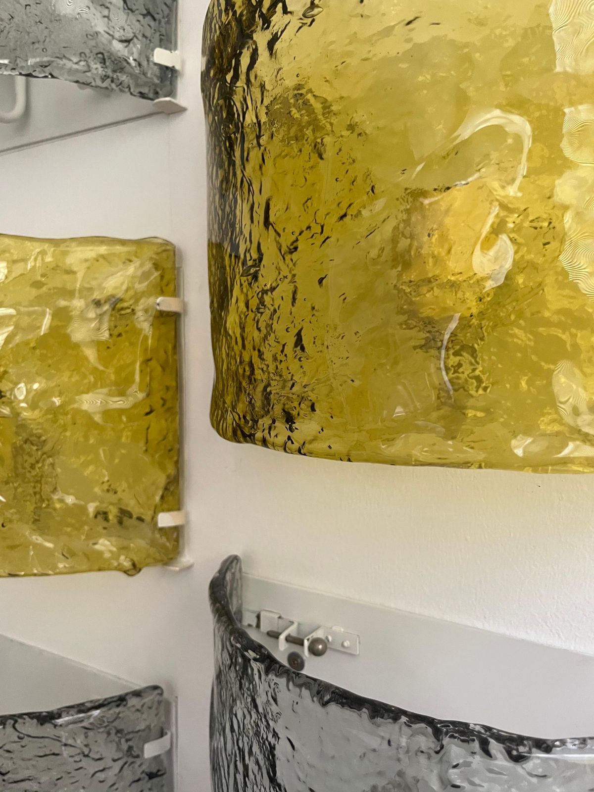 photo for sale Midcentury Mural Of Murano Wall Sconces By Carlo Nason For Av.Mazzega, 1970s