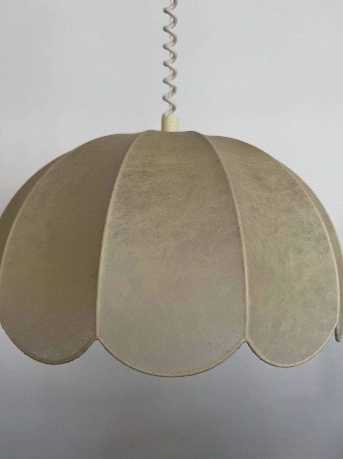 photo buy German Mid Century "Cocoon" Flower Adjustable Chandelier By Goldkant, 1970s