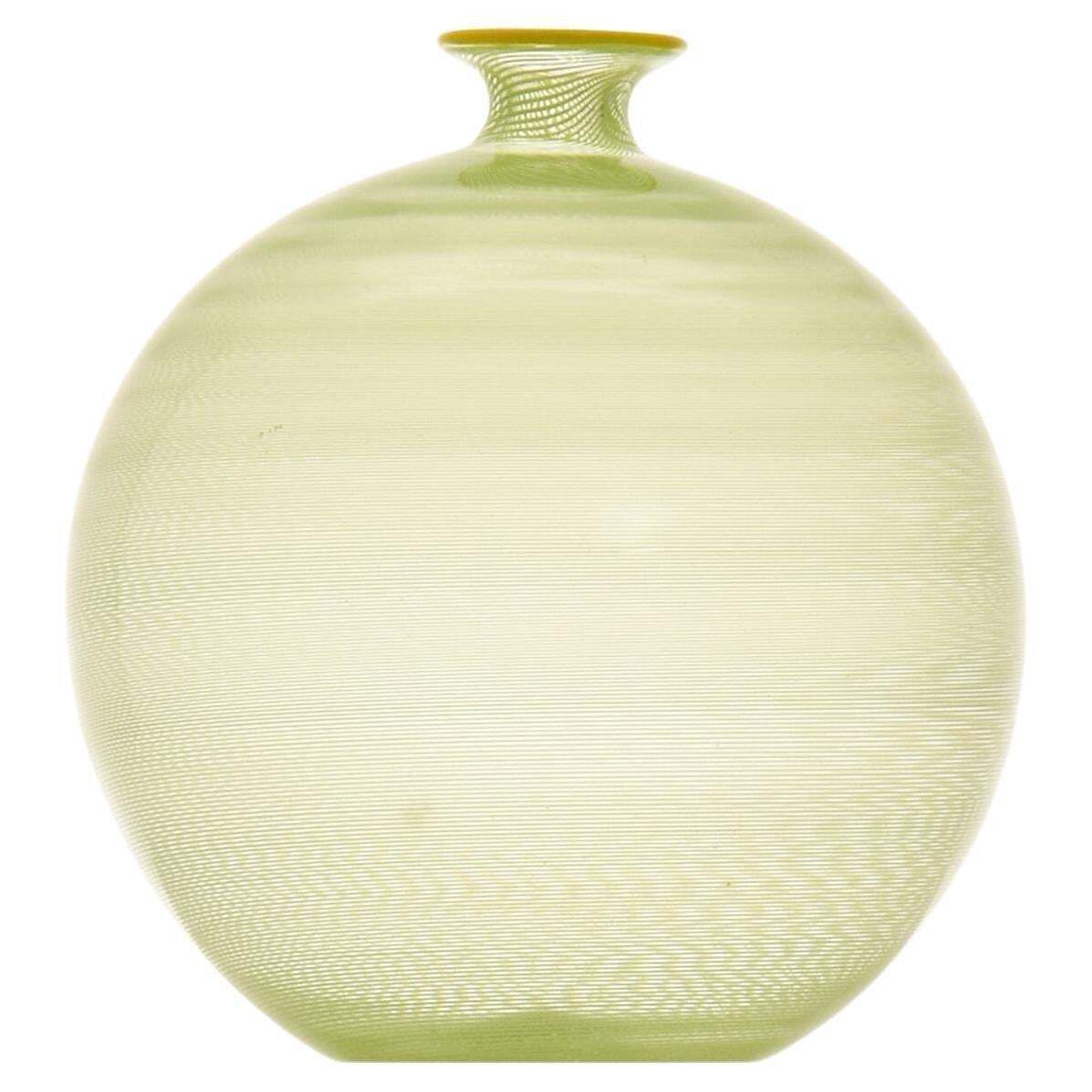 Glass Vase By Barovier And Toso In Murano