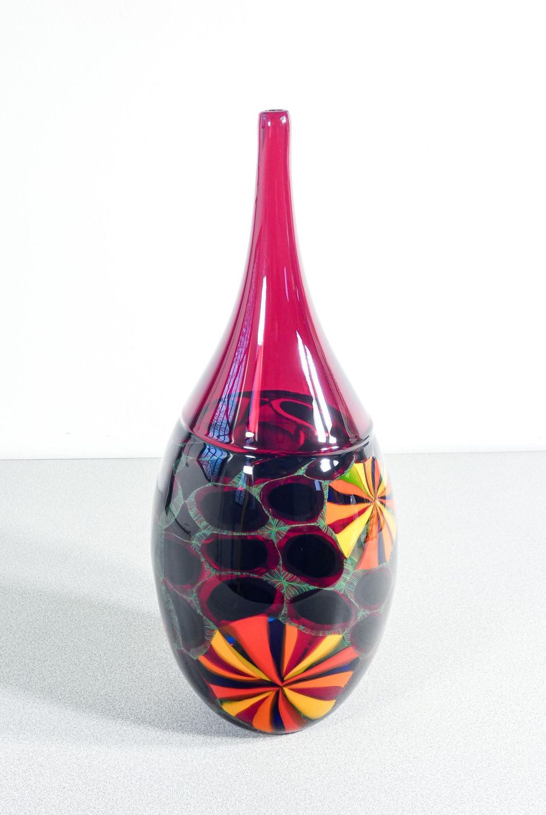Blown Glass Vase Design Paolo Crepax. 1990s photo 603.0