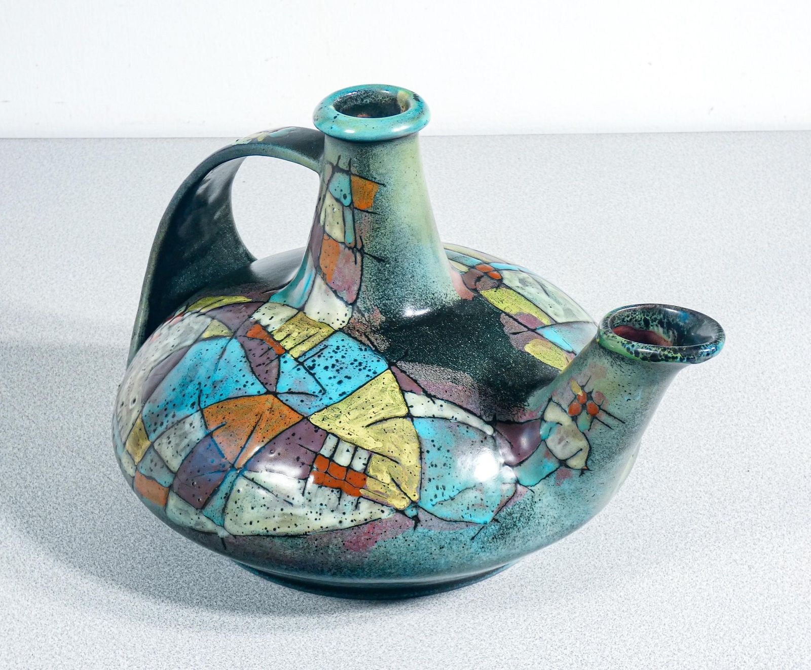 photo furniture Glazed Ceramic Pitcher, Design Nanni Valentini For Bruno Baratti. Anni 60