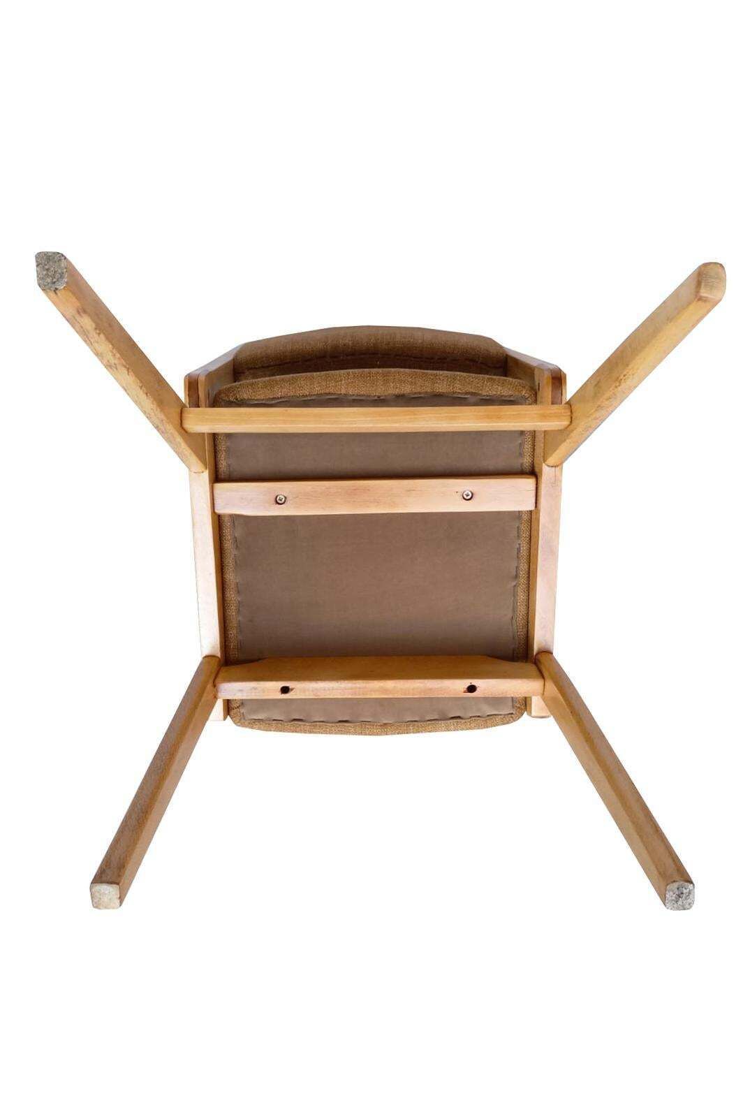 Mid Century Jar Chair, Tabacco Wool Millais By Dedar, Poland, Europe, 1960s. photo vintage