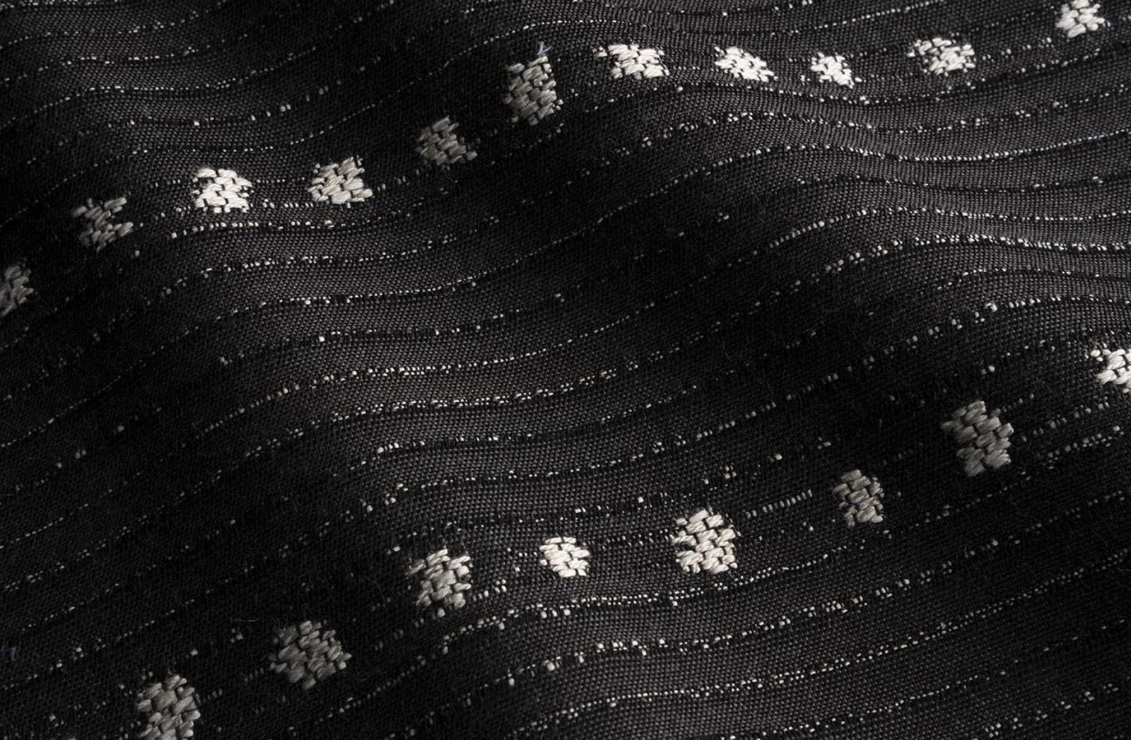 740.0 Mid Century Heart Chair In Black Perennials Dotty Fabric, Europe, 1960s photo