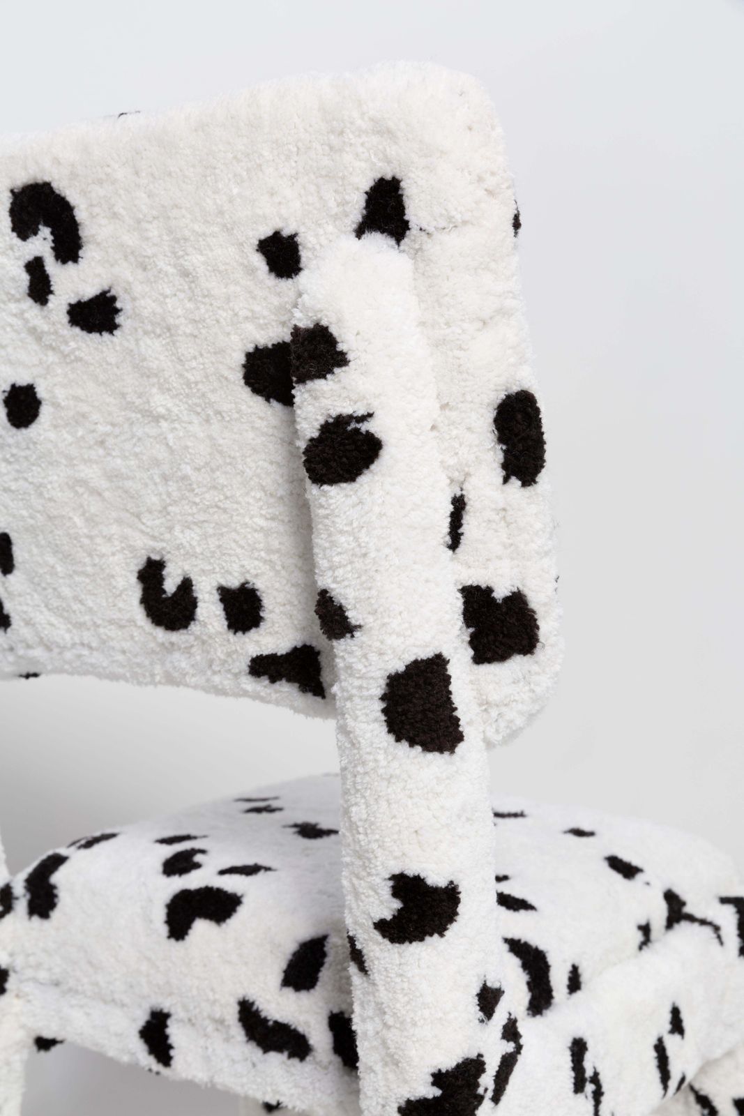 Mid Century Hand Tufting Dalmatian Chair, Rajmund Halas, Poland, 1960s photo buy