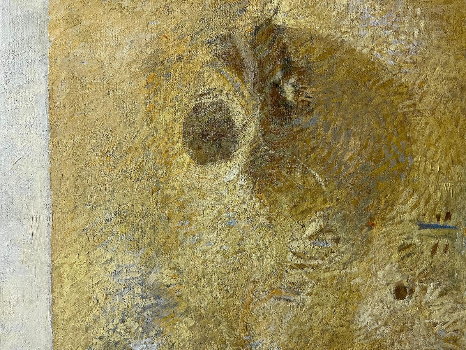 Giacomo Soffiantino"Fossils And Shells" Oil Cm. 100 X 120 Yellow, Brown  19601960 photo buy