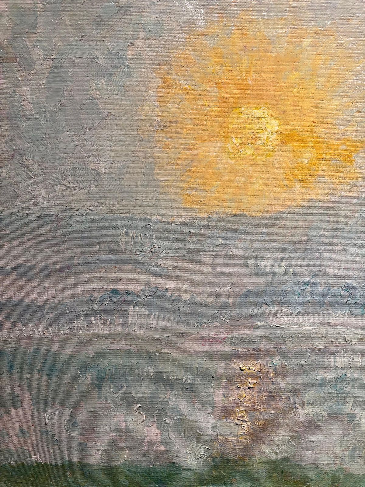 Dmitrij Kosmin"Shining Sunrise"  Oil Cm. 100 X 621978 photo Art