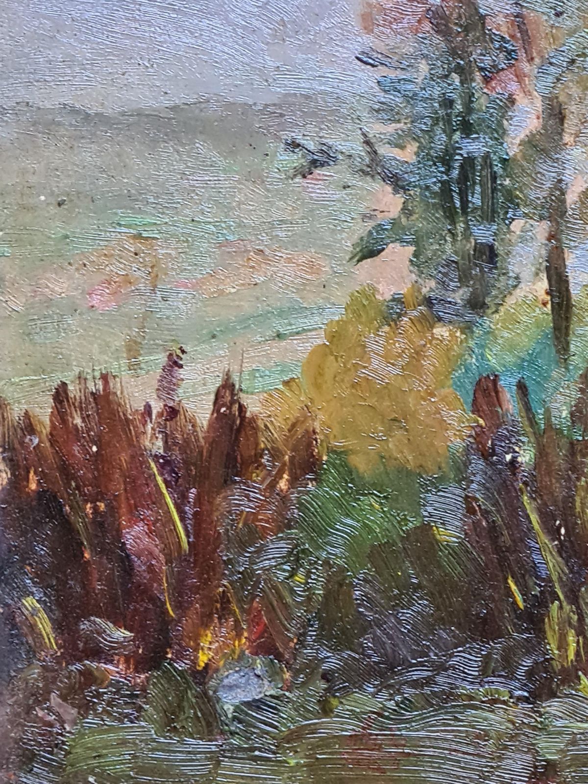 Georges Guerinfrench Impressionist Barbizon School Landscape, Autumn Glory And Azeleas1937 photo buy