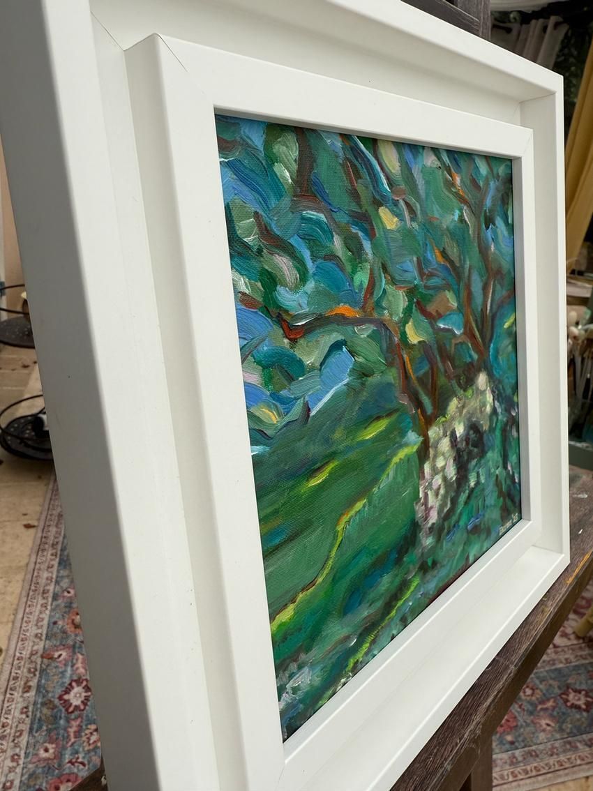 photo vinterior Bernadette Van Baarsen Contemporary Expressionist Oil On Linen. 'Chêne De Bastigales'.2023
