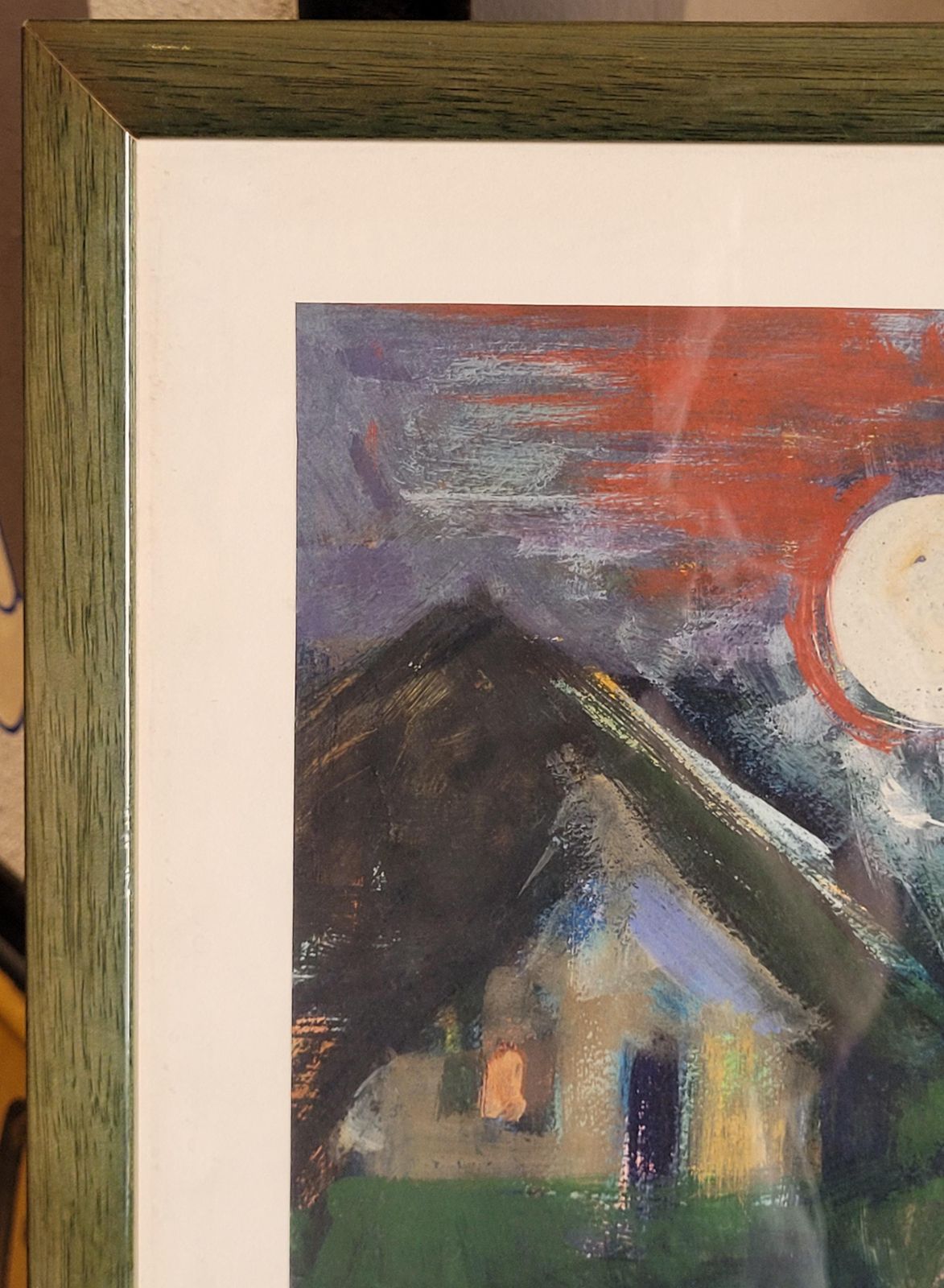 photo buy Raphaël Arnal Mid Century French Expressionist Landscape Portrait, La Fermière Normande.1949