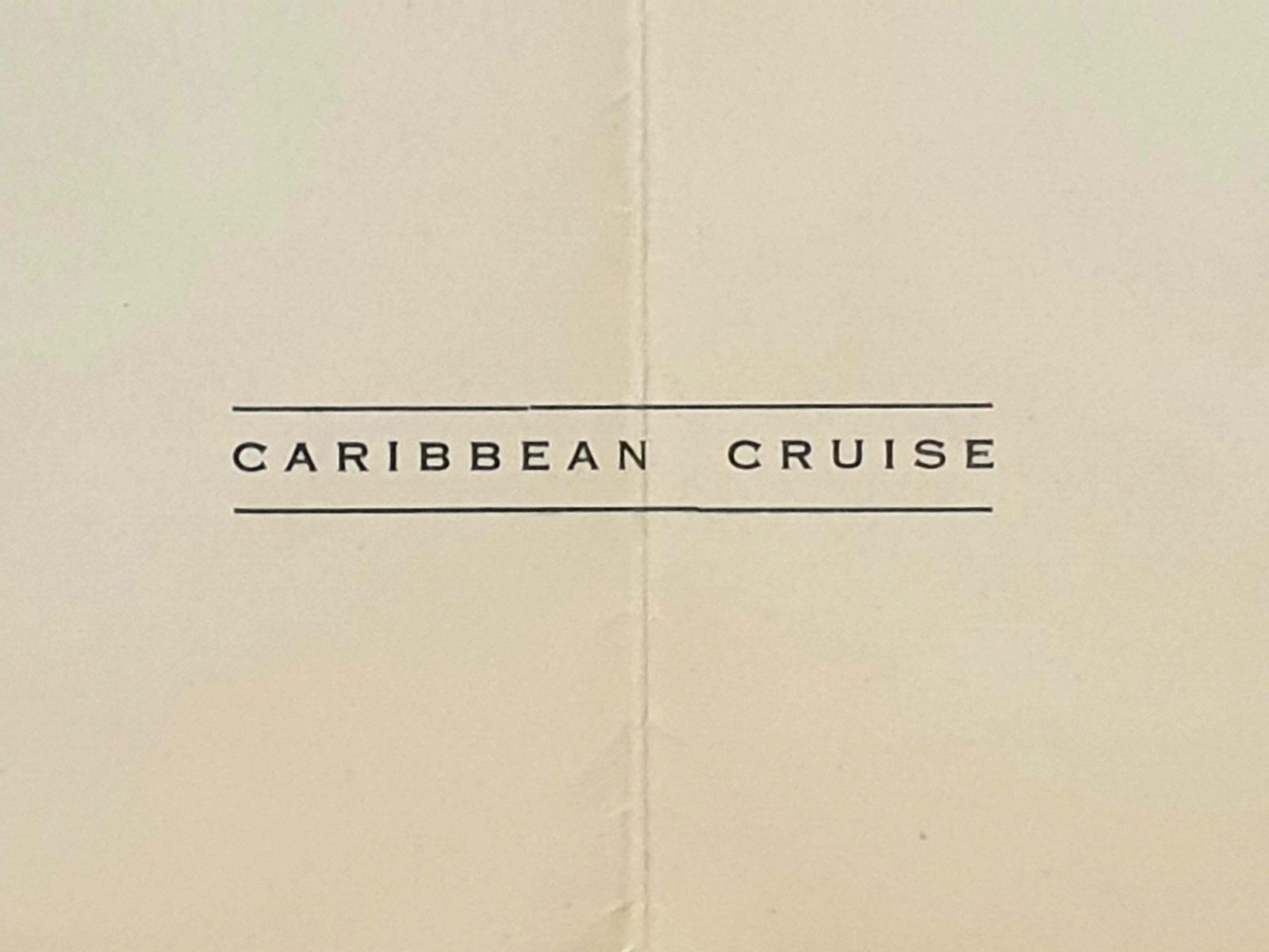 photo buy Jean Mercier, Mid Century Original Printed Menu, Transatlantic French Line, 'Ile De France' From 1956