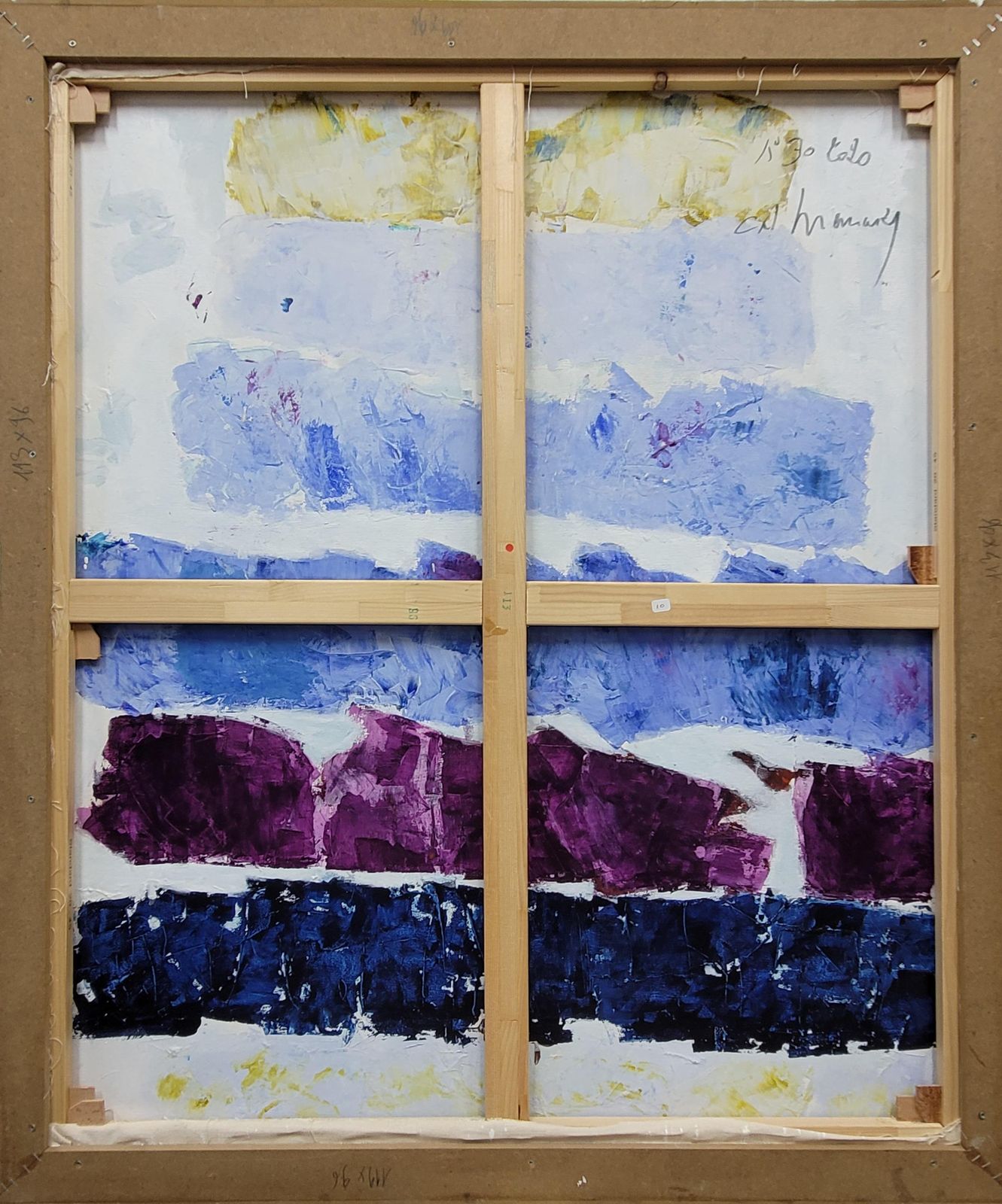 3272.0 Christian Manoury Contemporary Abstract Expressionist,  Color Field Acrylic On Canvas.2020 photo