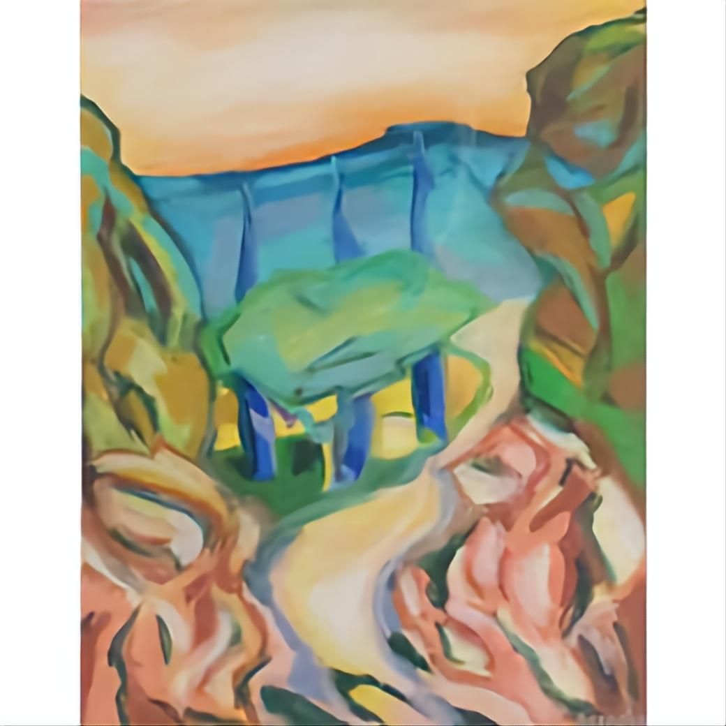 Bernadette Van Baarsen 'Cancan B'. Contemporary Fauvist Pastel Landscape.2023 photo buy