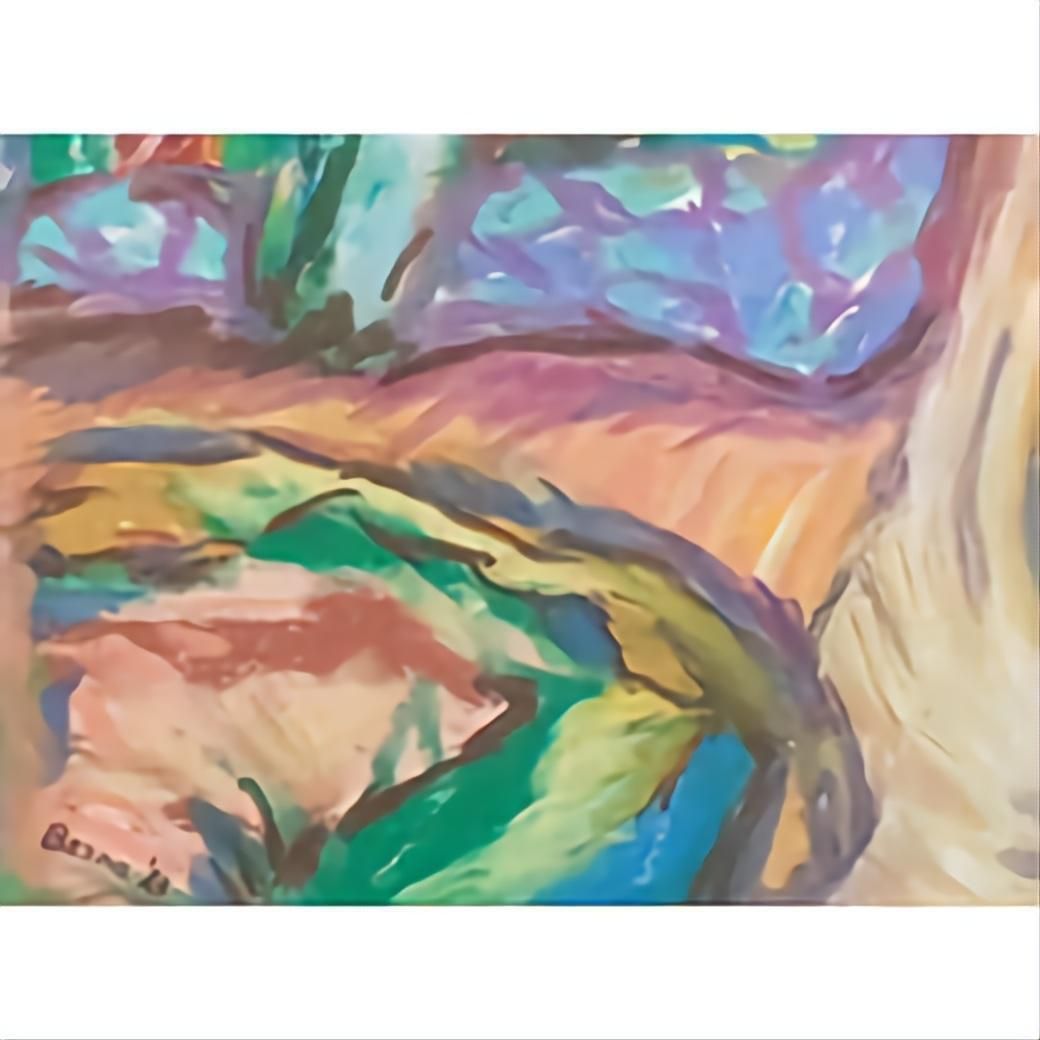 Bernadette Van Baarsen 'Le Petit Chemin'. Contemporary Fauvist Pastel Of A Provençal Landscape.2023 photo 495.0