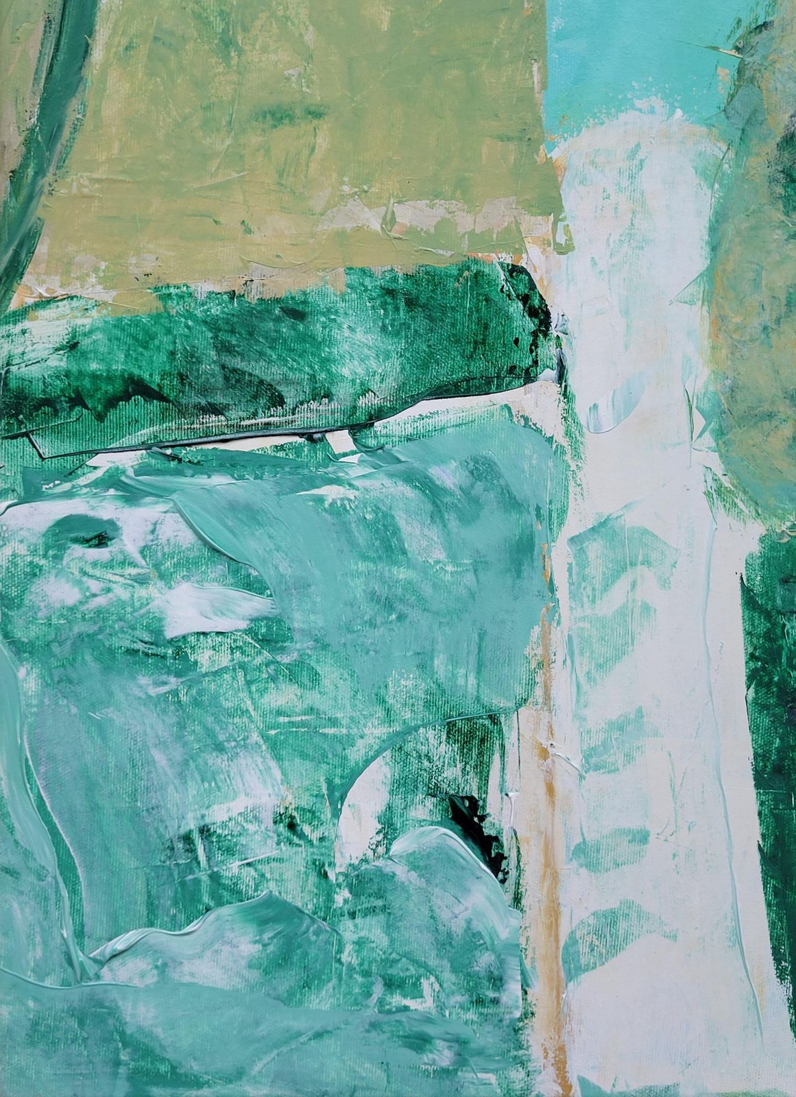 Christian Manoury Contemporary Abstract Expressionist Color Field Landscape, Les Champs Vi2021 photo 3431.0