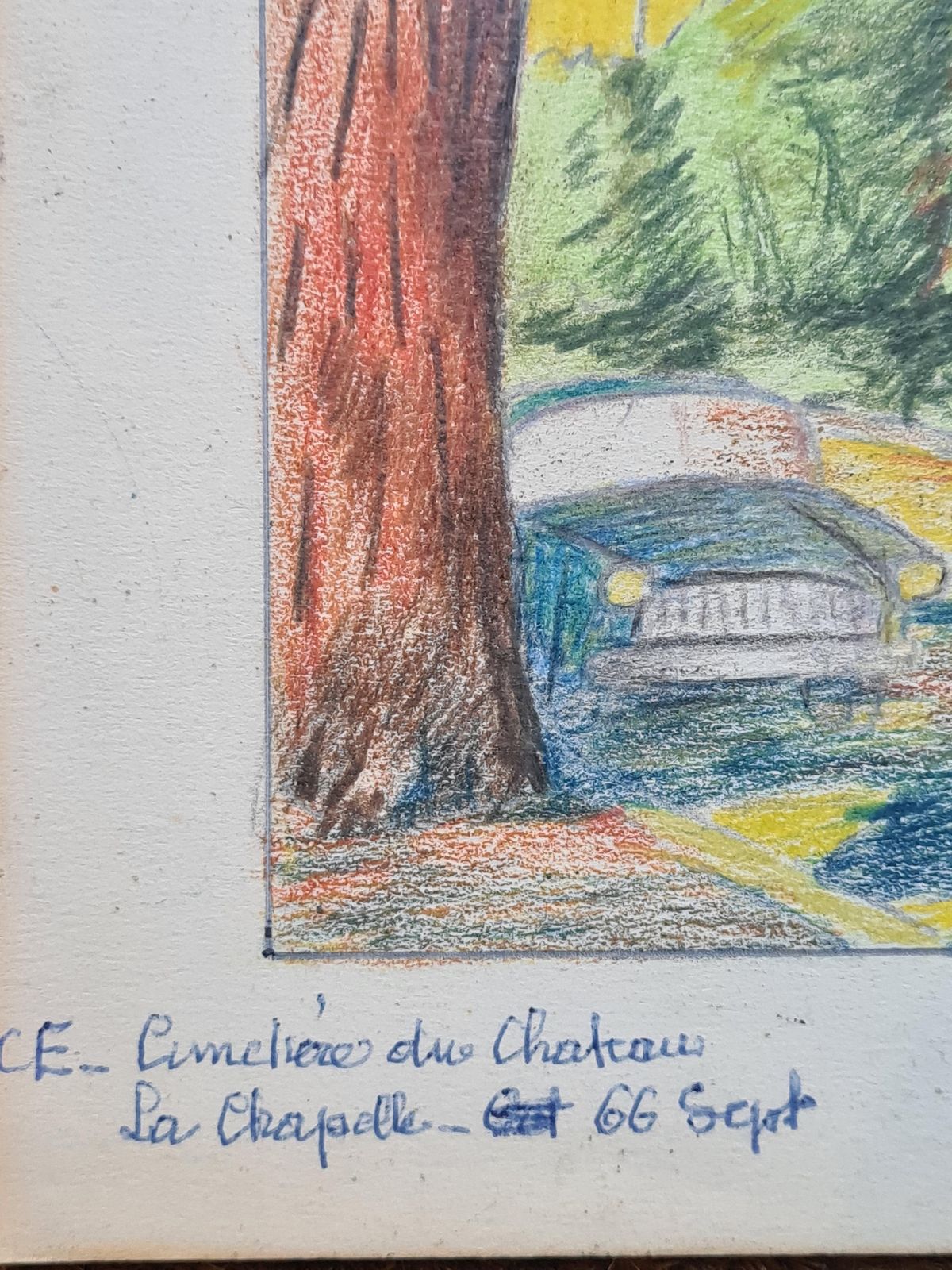 French Mid Century Drawing, 'Ligne Claire' After Hergé, Nice, South Of France1969 photo for sale