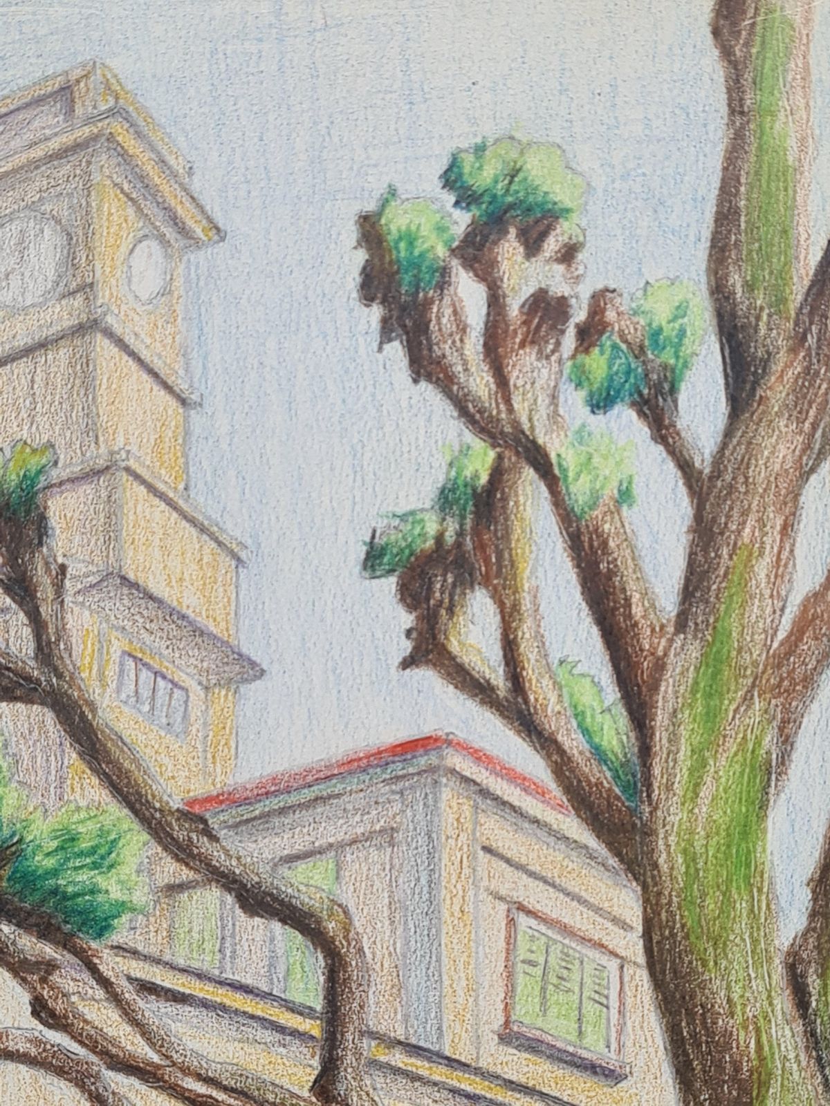 French Mid Century Drawing, 'Ligne Claire' After Hergé, Grasse, South Of France1969 photo 326.0