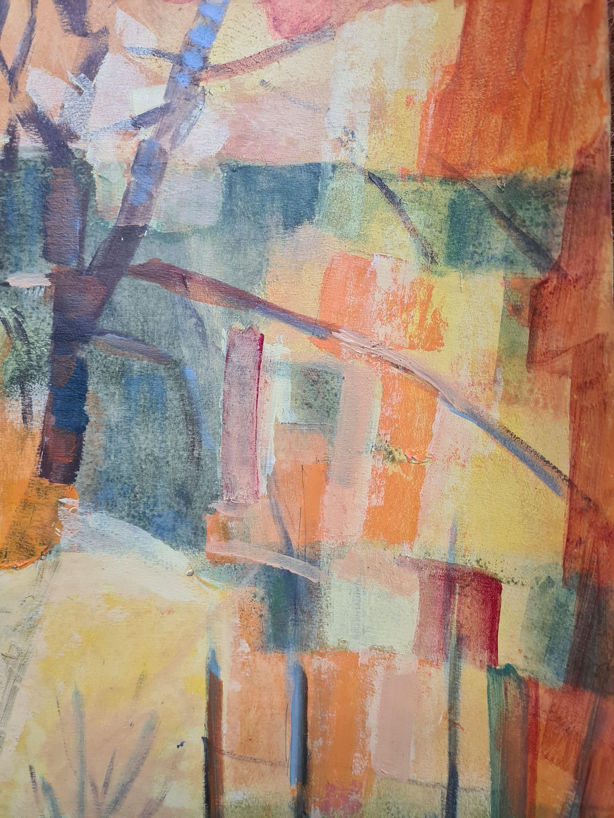 G Ricardmodern French Cubist Landscape. photo 515.0