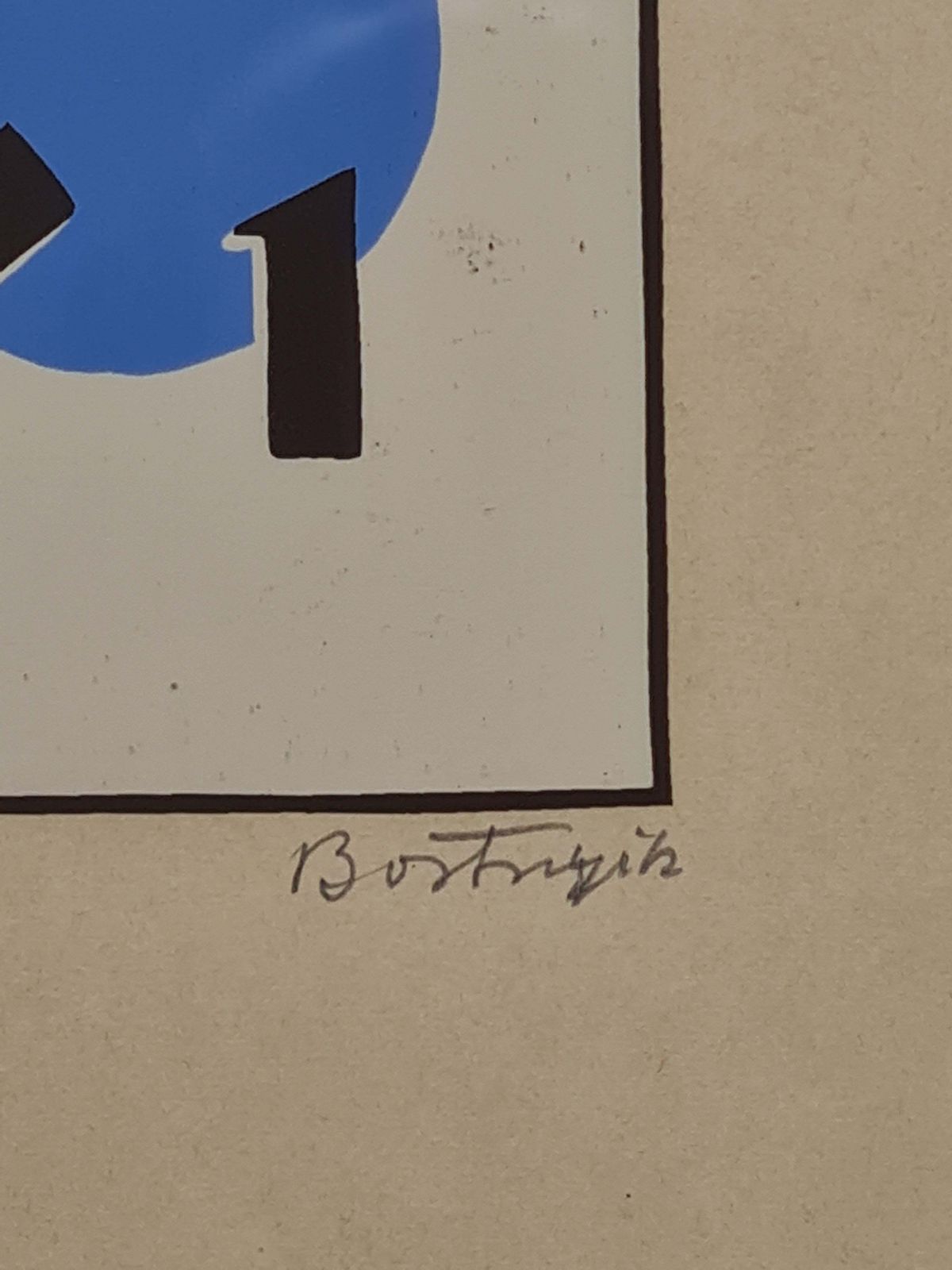 Sándor Bortnyik Constructivist Abstract Lithograph From Album Ma From 1921 (1921/1970) photo for sale