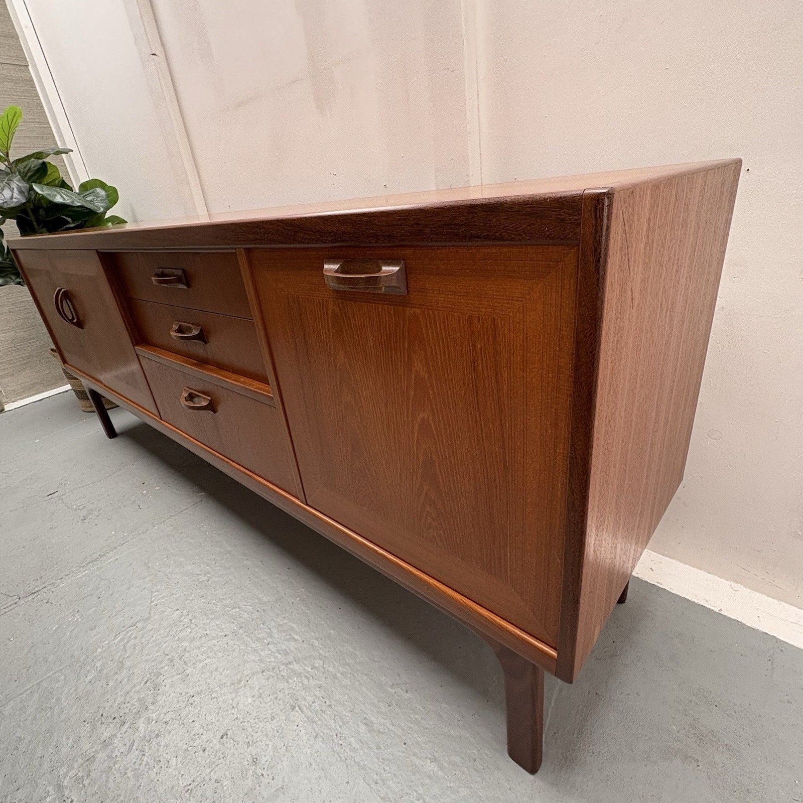 Midcentury G Plan Sierra Range Teak Sideboard C.1960 photo vintage