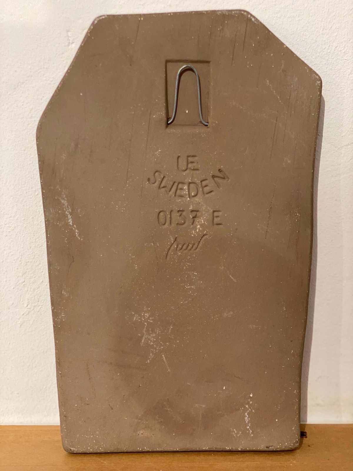 Ceramic Relief Tile Designed By Aimo Nietosvuori For Jie Gantofta, 1970s Sweden photo vintage