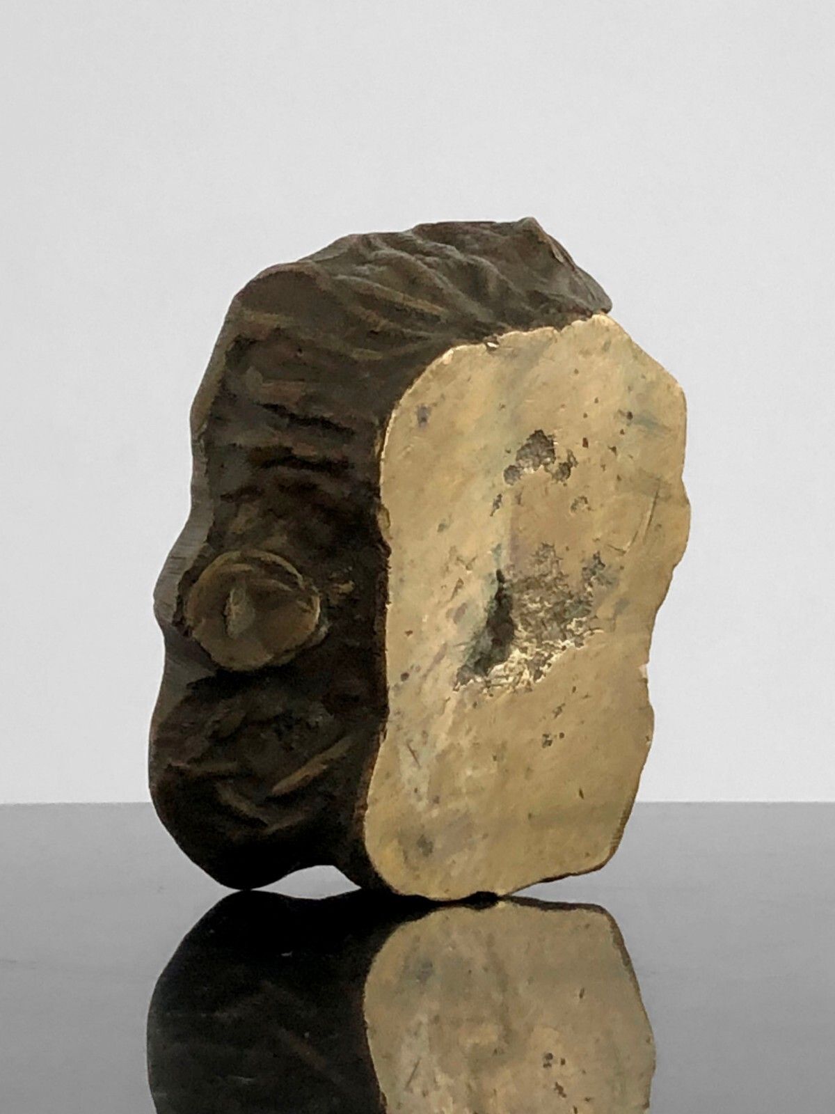 1970 Shabby Chic Sculpture Ashtray Vacuum Bag Brutalist Monique Gerber photo for sale