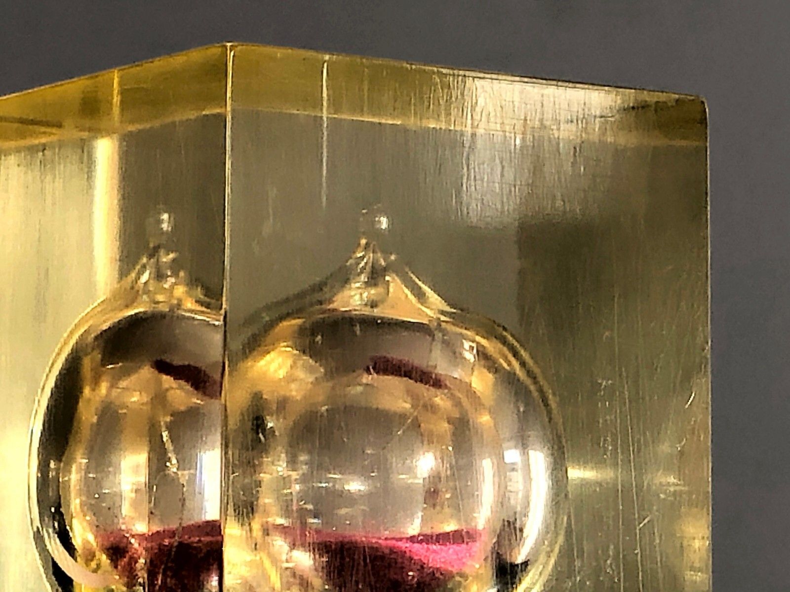 1970 Plexiglas Painting Op Art Lucite Kinetic Pop Hourglass Body photo 505.0