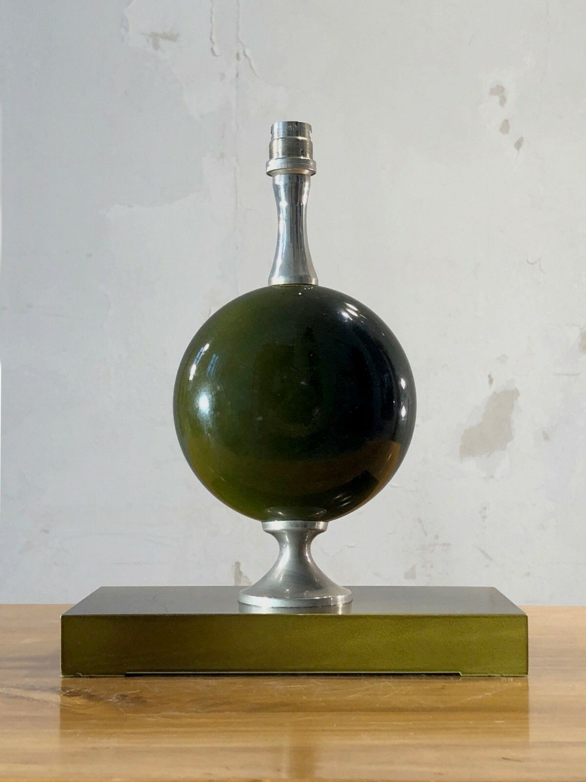 1970 Philippe Barbier Postmodernist Lamp Shabby Chic Neo Classical Pergay photo for sale