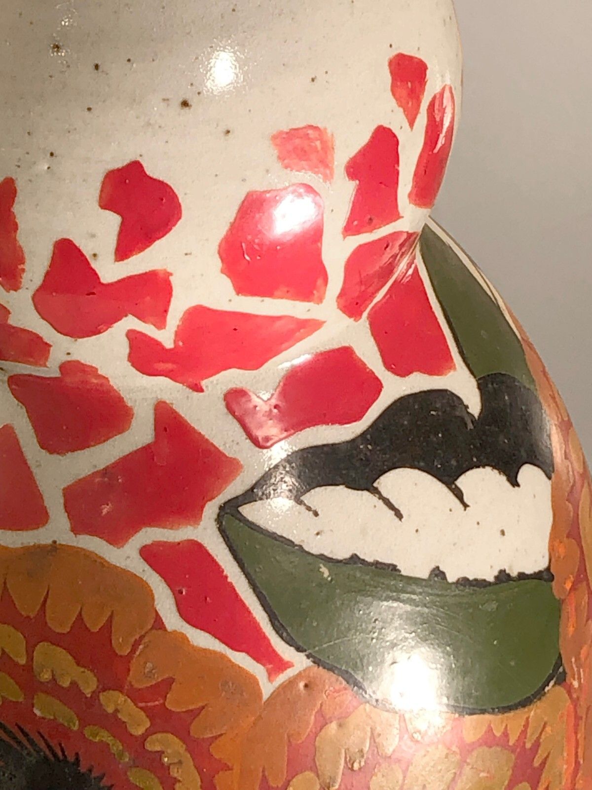 1930 Betsy Augeron Ceramic Vase Art Deco Nouveau Modernist Wiener Workshop photo buy