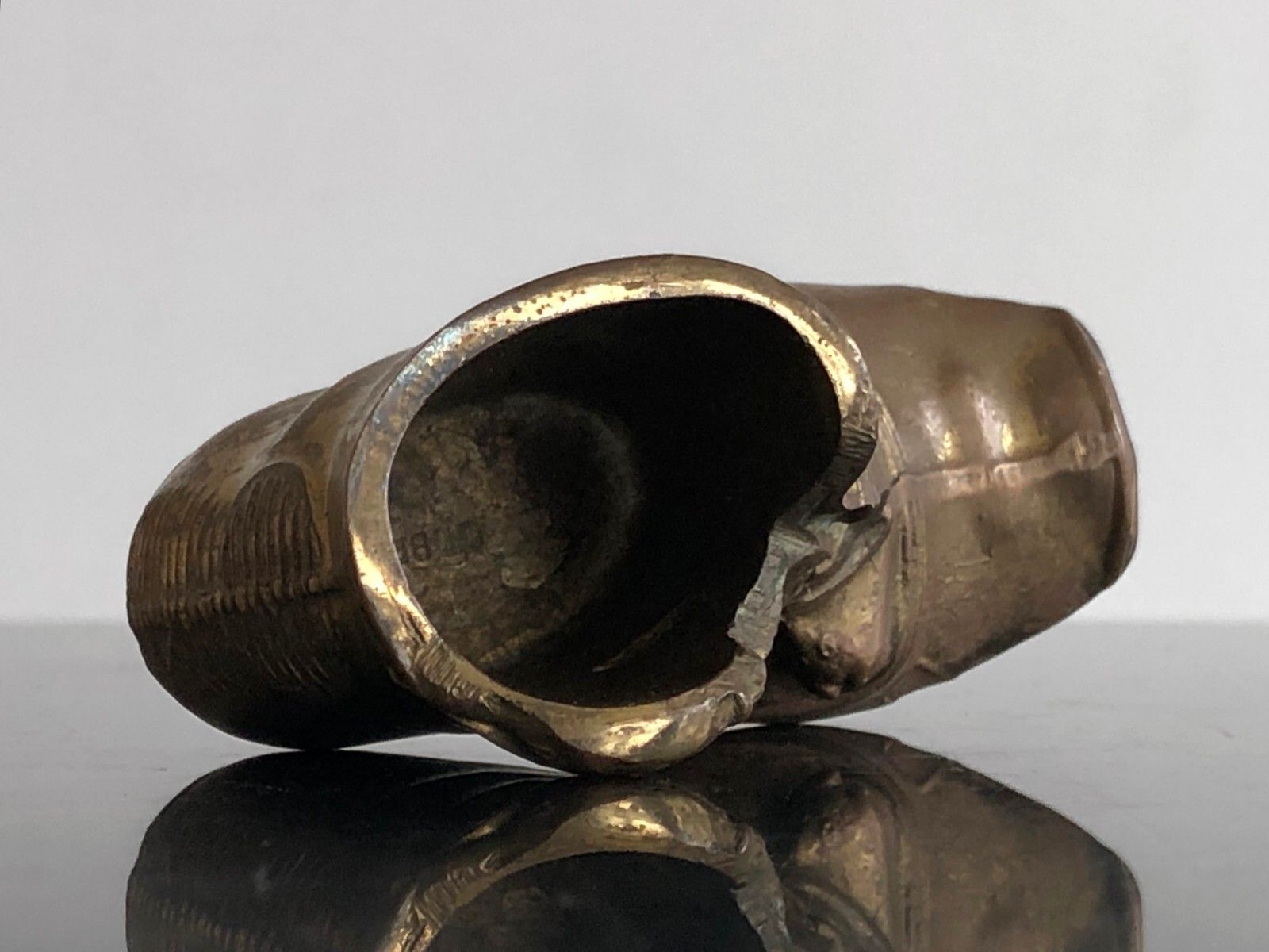 1970 Sculpture Bronze Shabby Chic Miniature Shoe New Realism Pop photo vintage