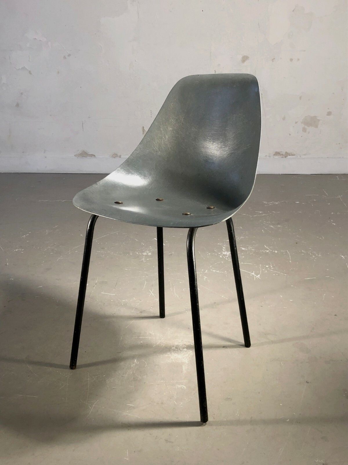 photo furniture 1950 Rene Jean Caillette Modernist Ladybug Chair Eames Reconstruction