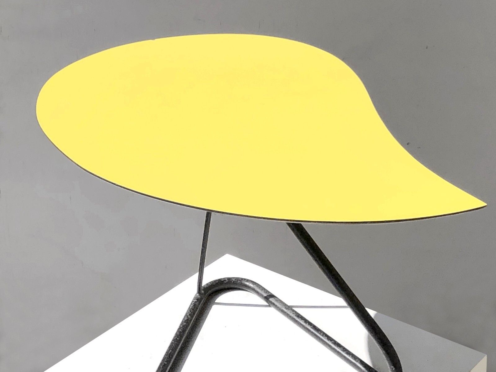1950 Modernist Coffee Table Free Form Reconstruction Hitier Mategot Mobilor photo for sale