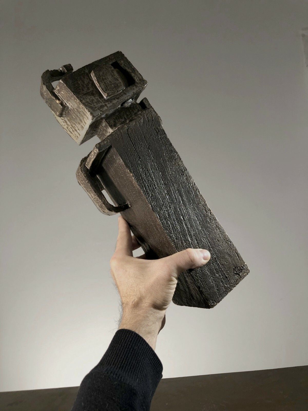 2695.0 1970 La Borne Sculpture Modernist Zoomorph Brutalist Derval Deblander Ivanoff photo