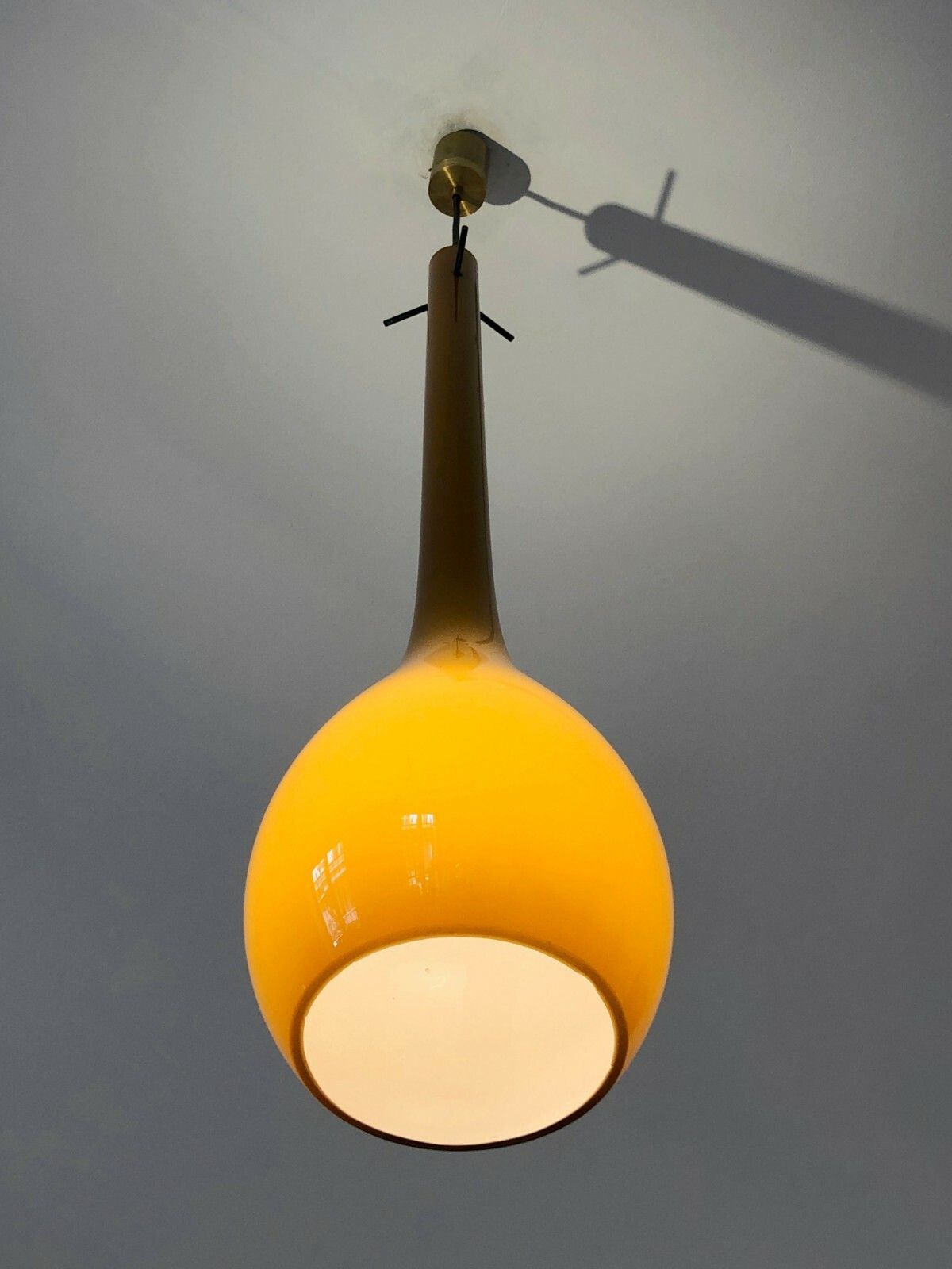 1960 Murano Suspension Modernist Glass Chandelier Free Form Venini Morin photo furniture