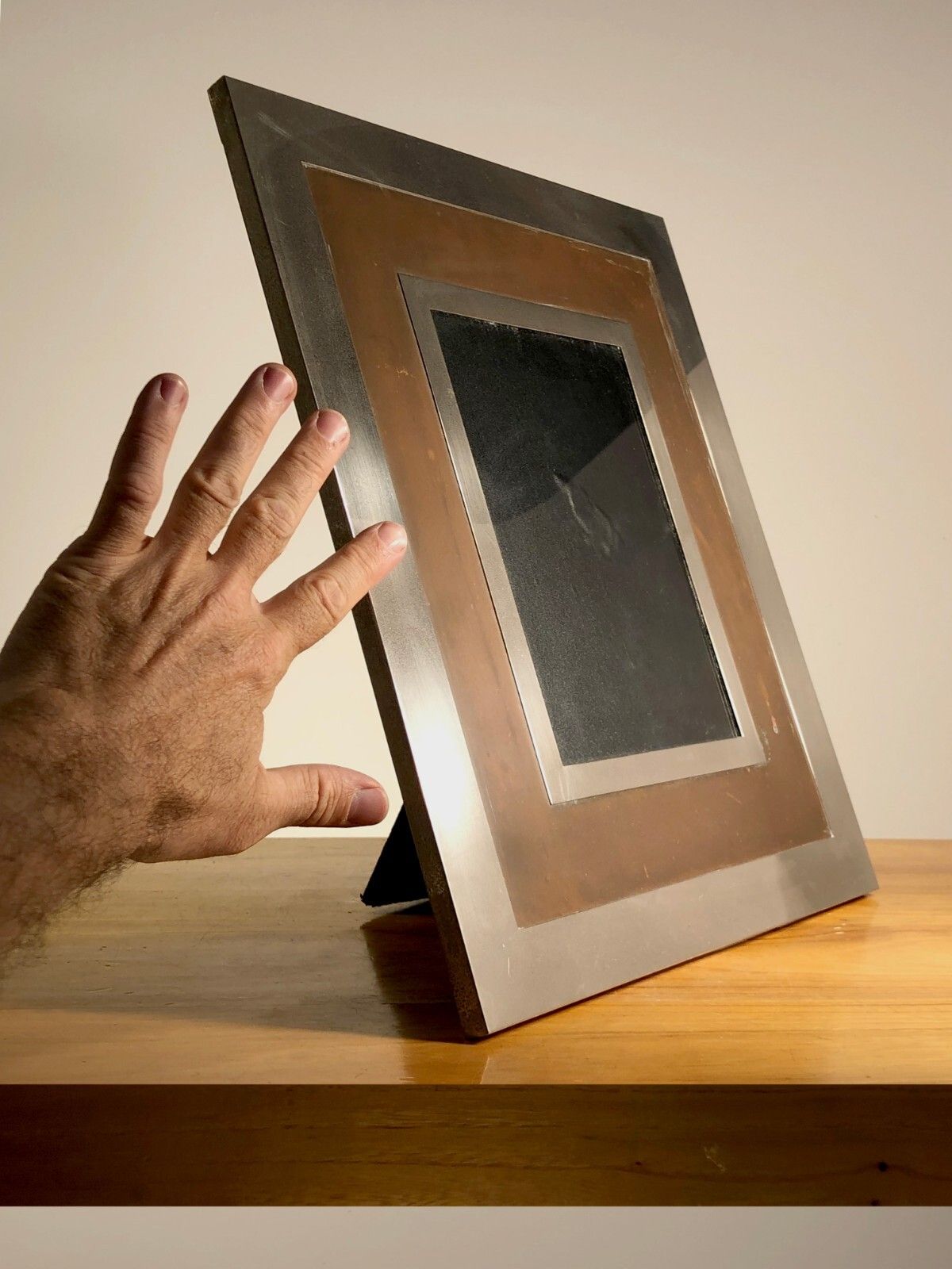 1970 Jansen Large Shabby Chic Photo Frame Romeo Rega Willy Rizzo Rings photo buy