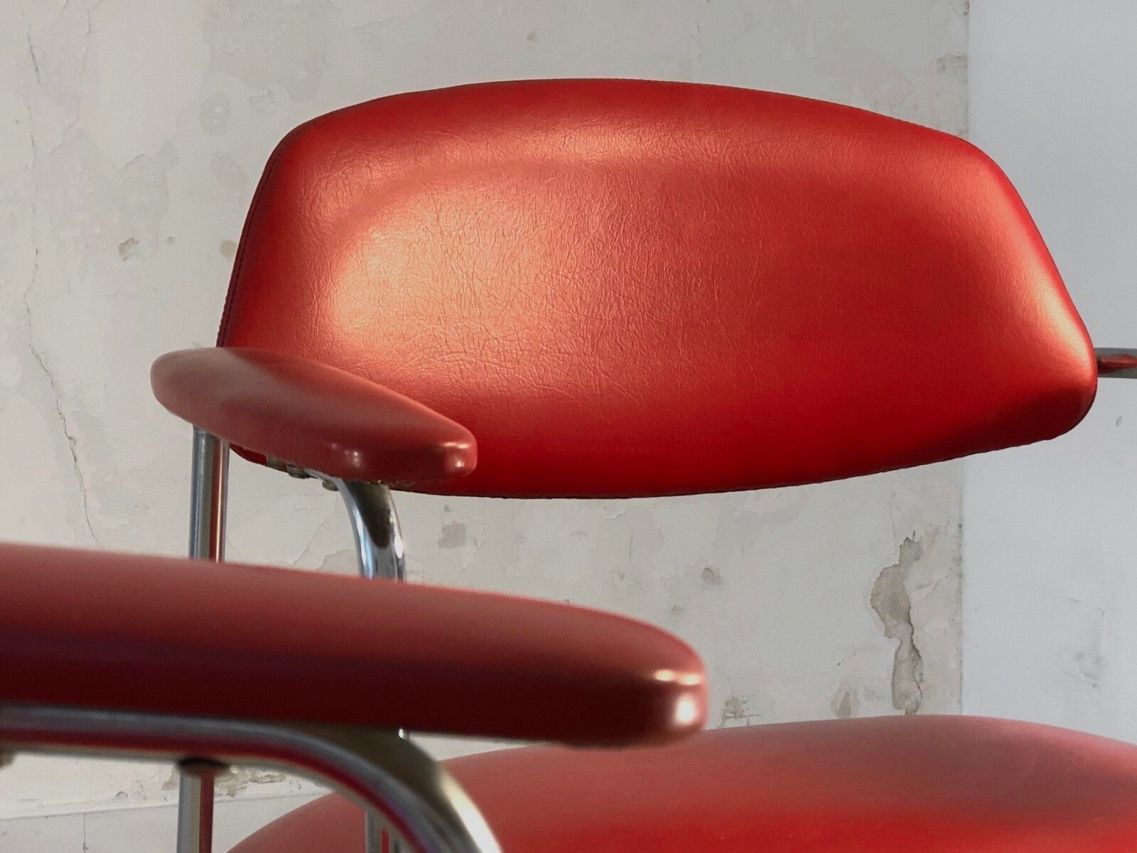 1950 Pierre Paulin Steiner 2 Chairs Modernist Reconstruction Form Free photo furniture