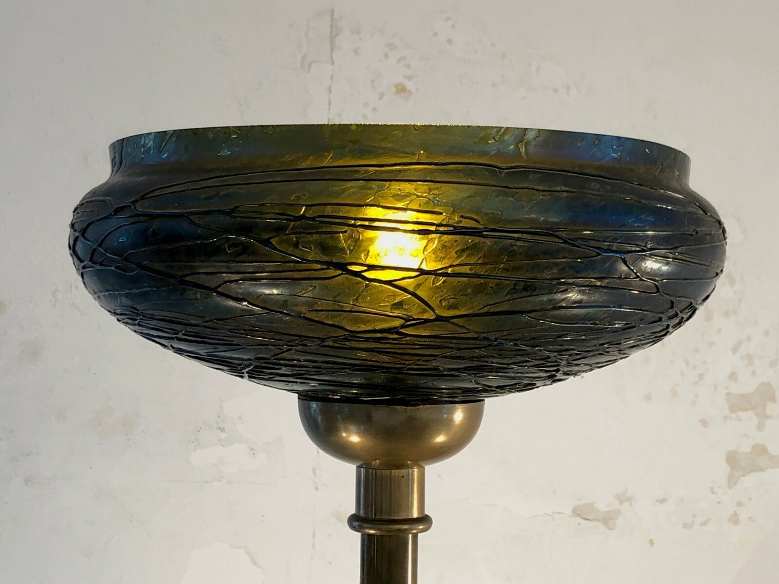 1920 Pallme & Koenig Art Deco Nouveau Wiener Workshop Shabby Chic Lamp photo for sale